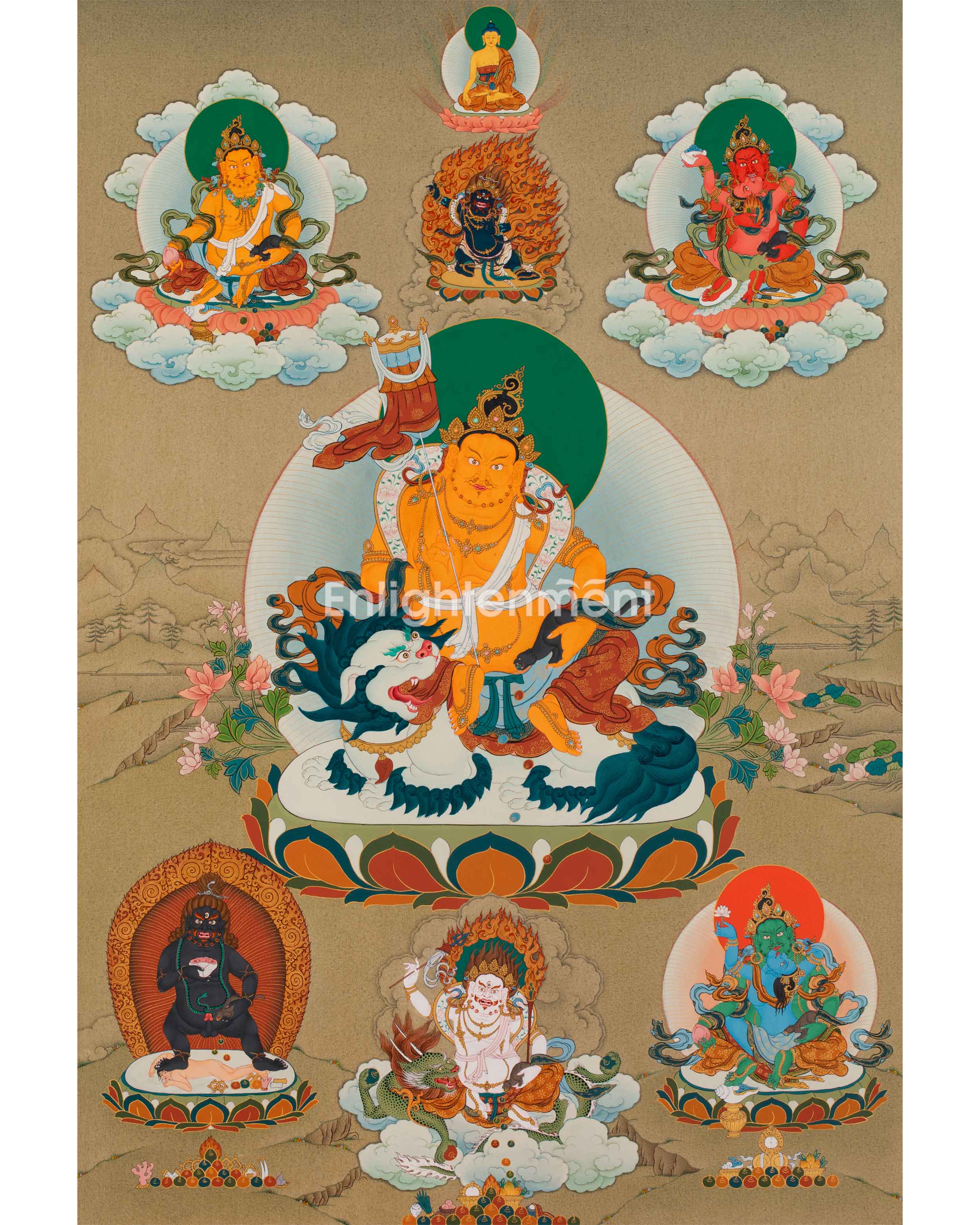 handmade-dzambhala-painting