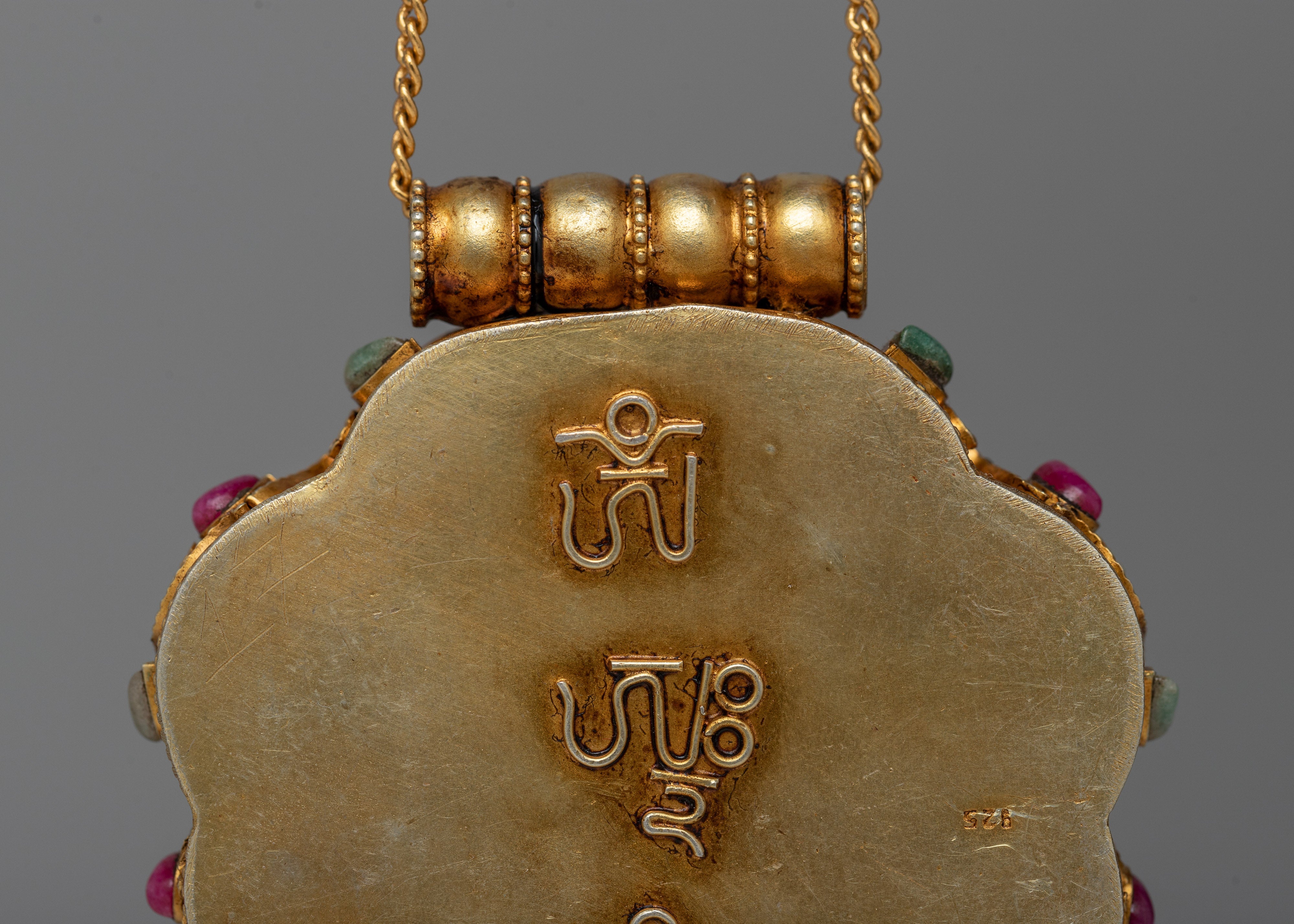 Silver Ghau Box Locket | Symbol of Devotion and Spiritual Protection