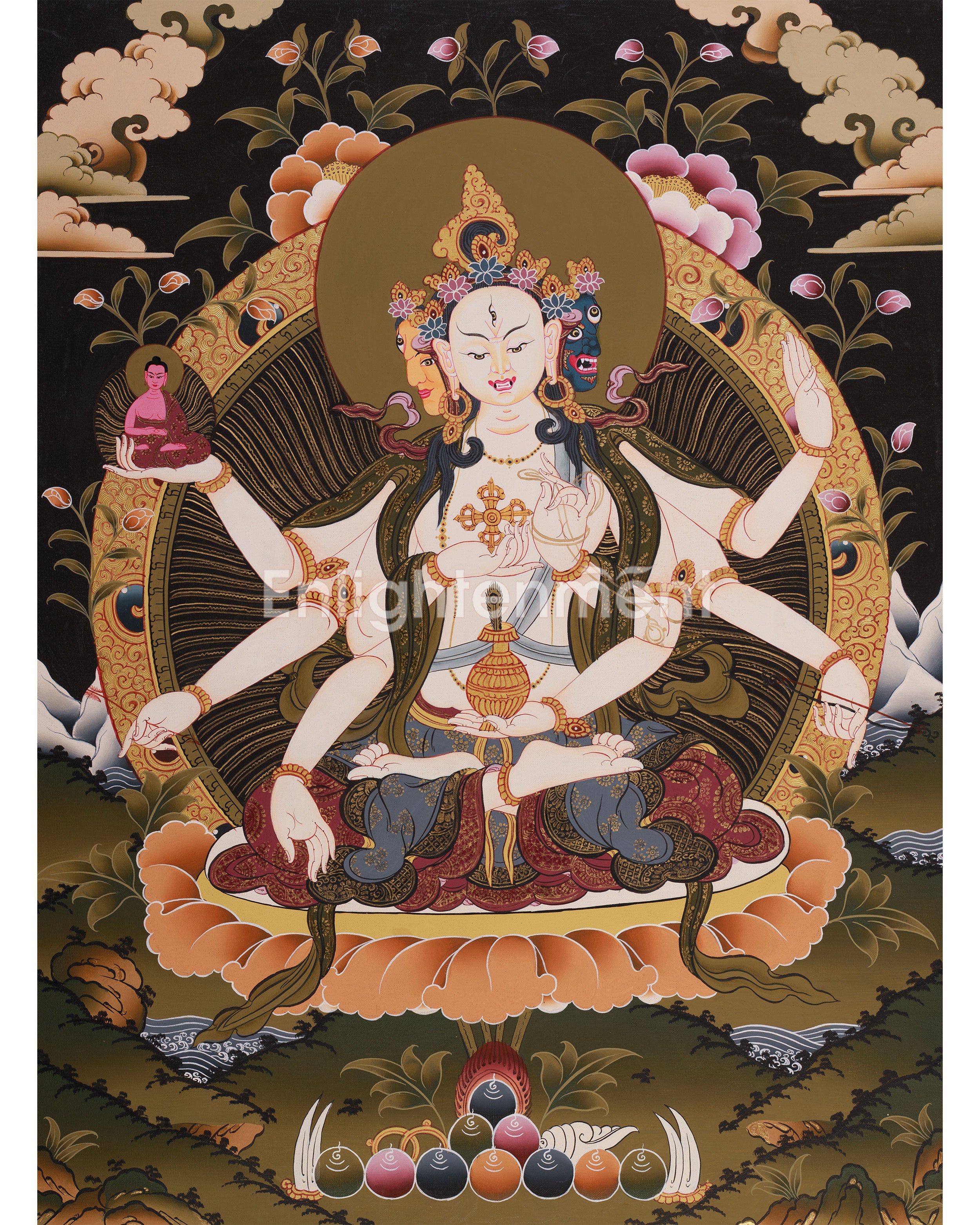 Namgyalma, The Long-Life Goddess Thangka | Ushnisha Vijaya Art
