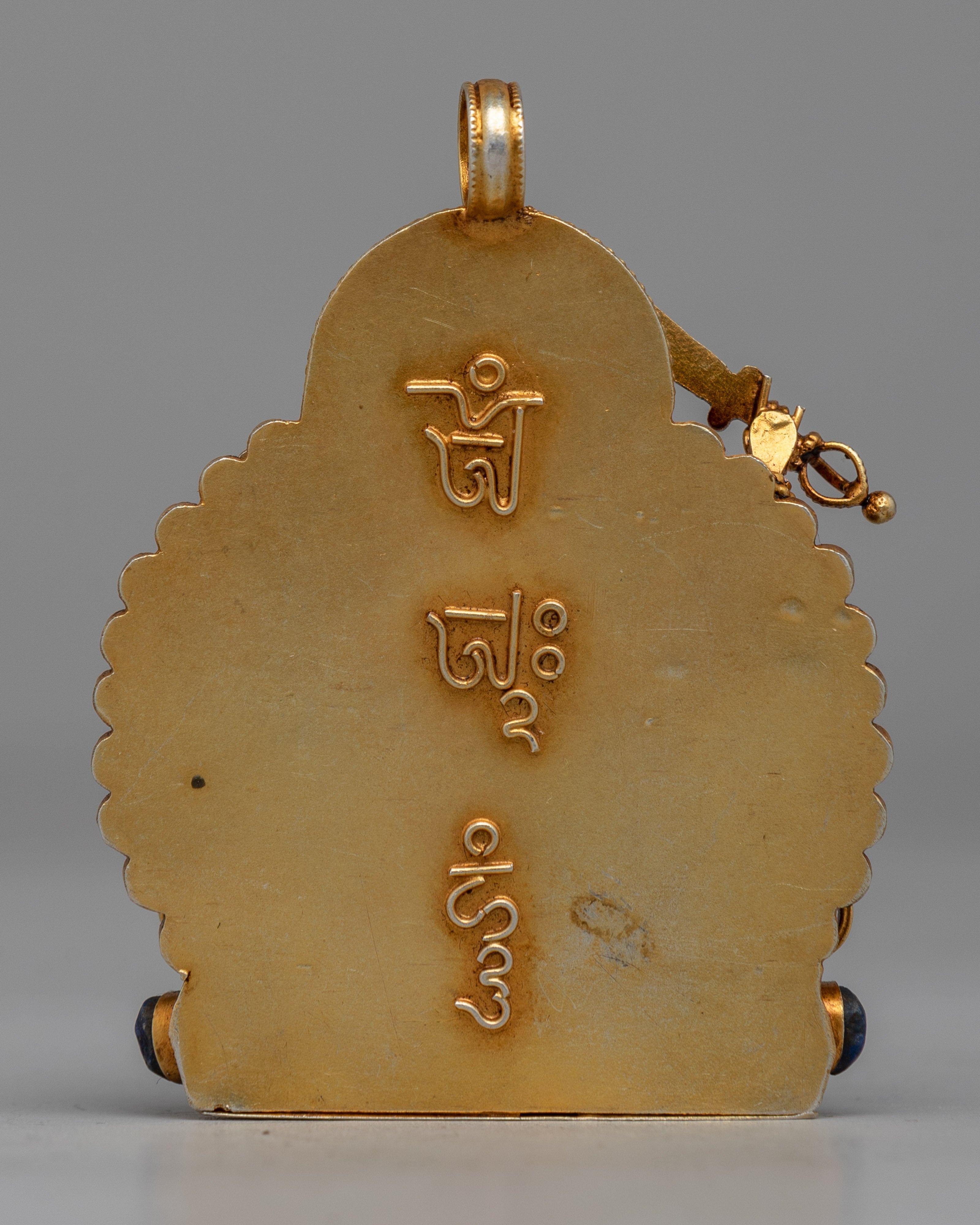 Manjushri Silver Locket | Silver to Invoke Spiritual Insight and Guidance.