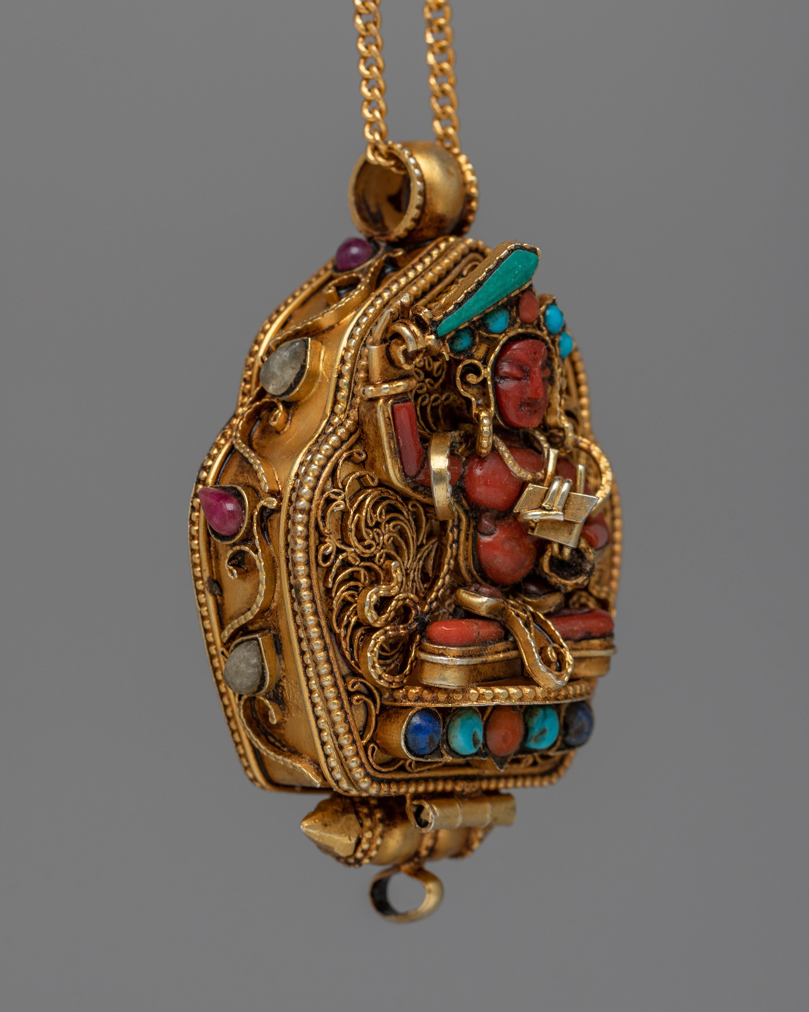 Manjushree Silver Locket | Harness the Wisdom of the Tibetan Bodhisattva