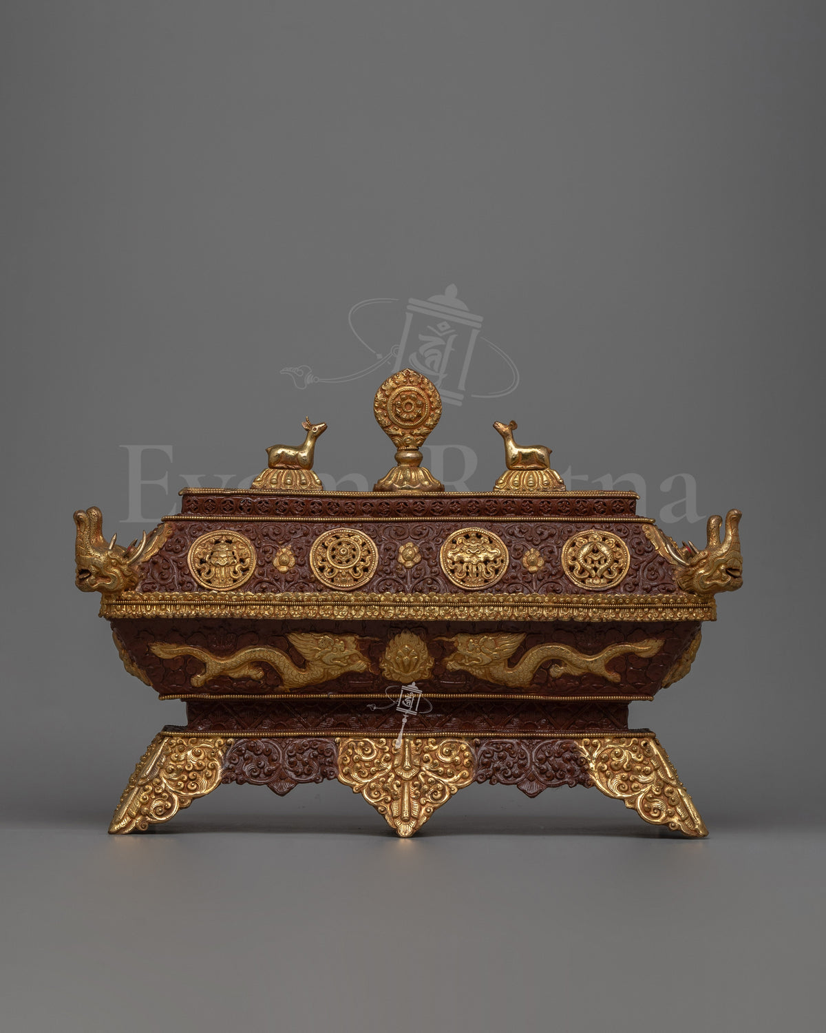 Sacred Copper Incense Burner | Elegant Home Fragrance Box