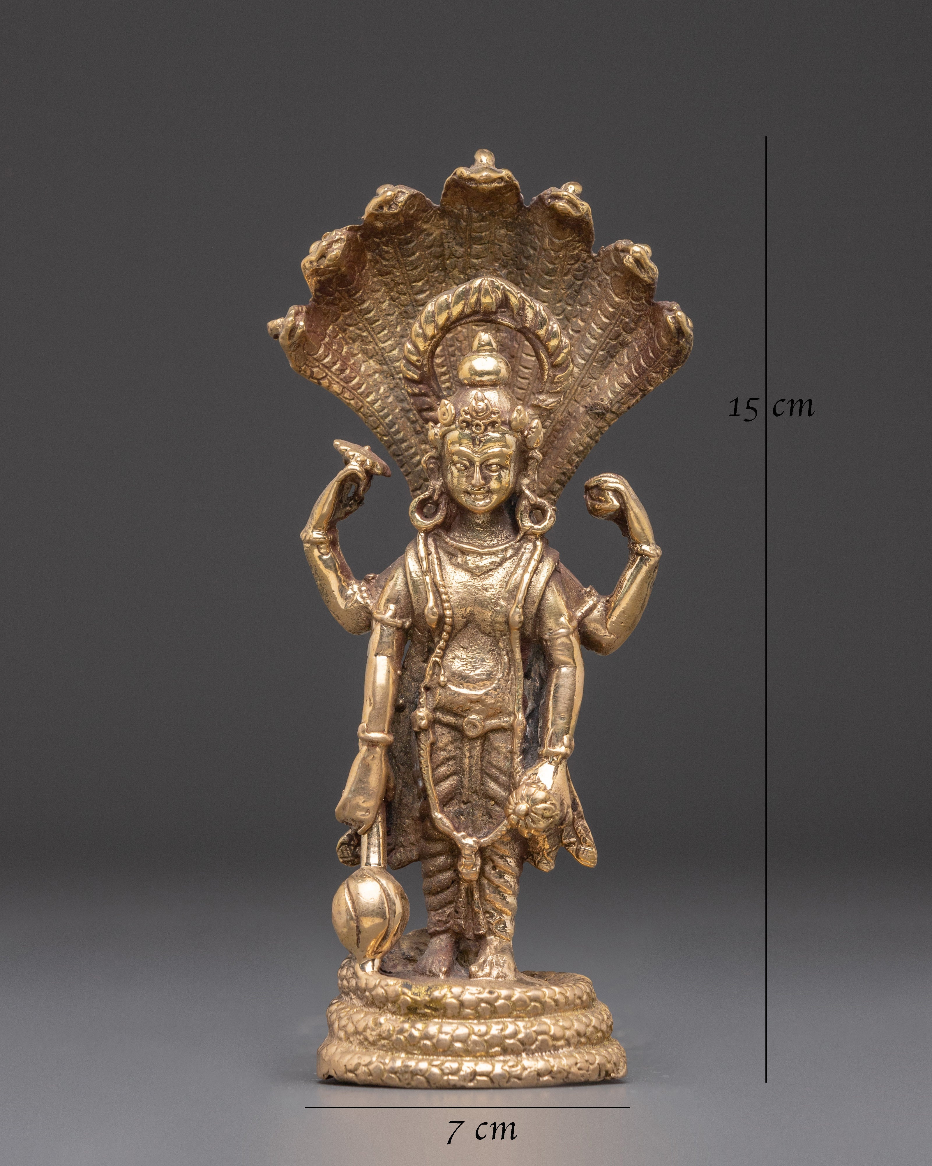 Handcrafted Vishnu Statue | Divine Deity of Harmony and Preservation