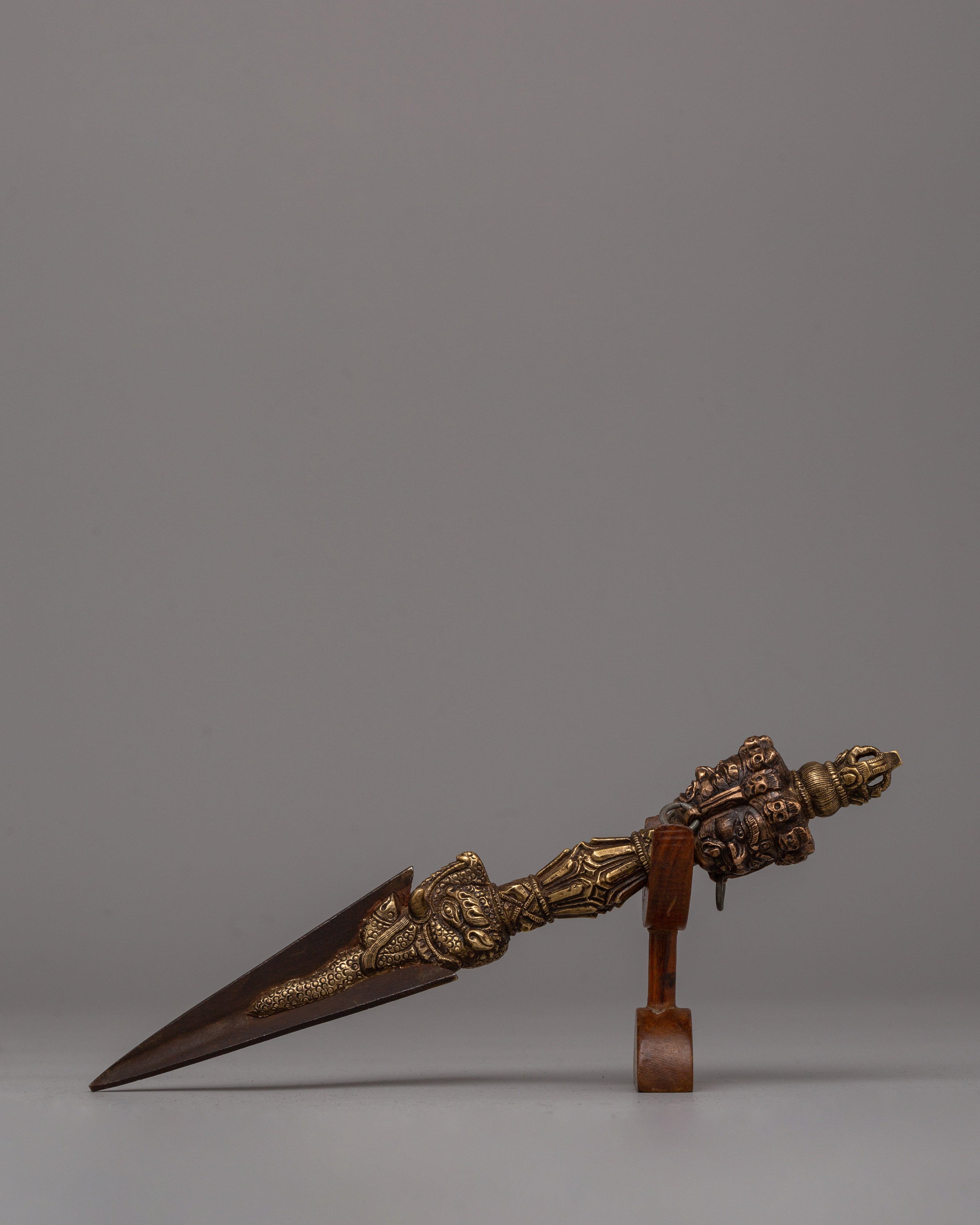 Handcrafted Iron Phurba Ritual Dagger