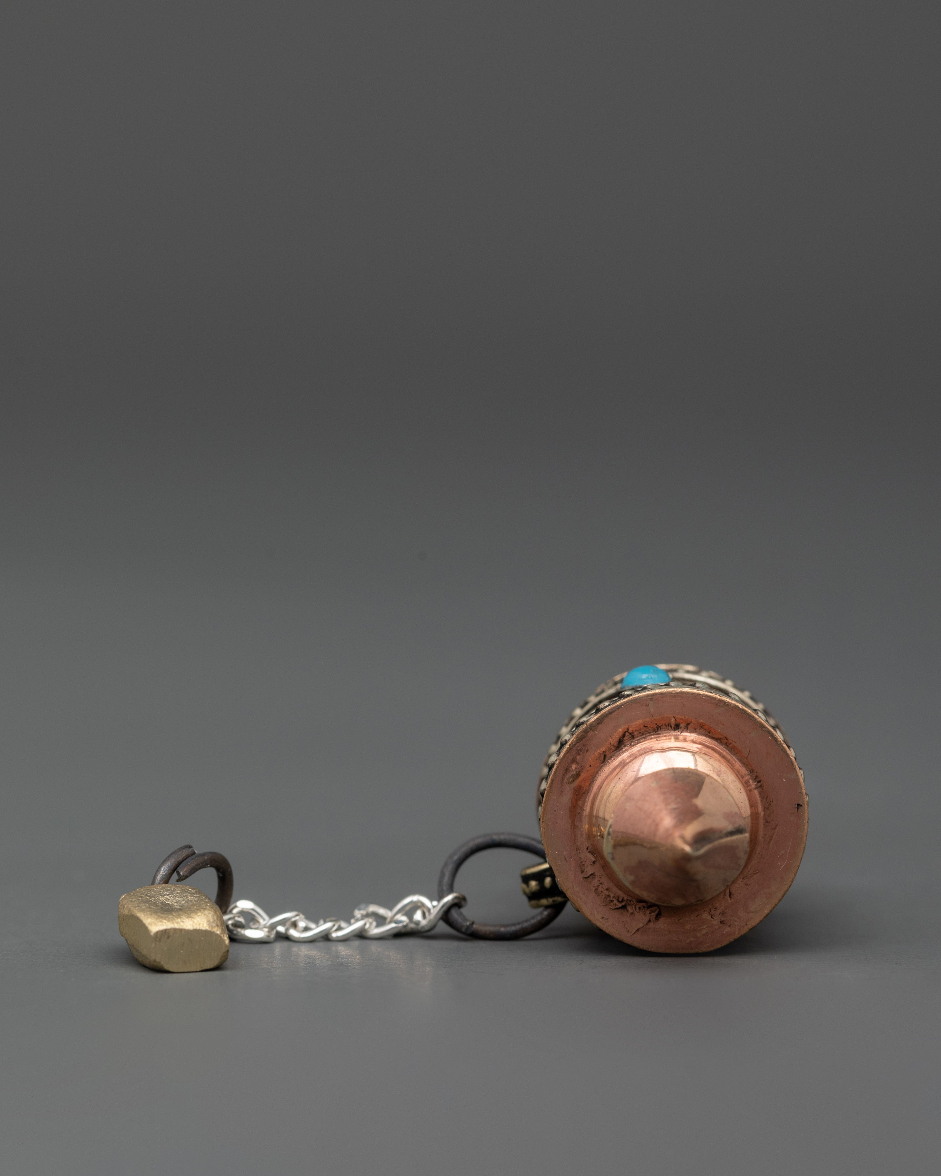 Mini Tibetan Prayer Wheel with Brass | Protection & Mantra Practice