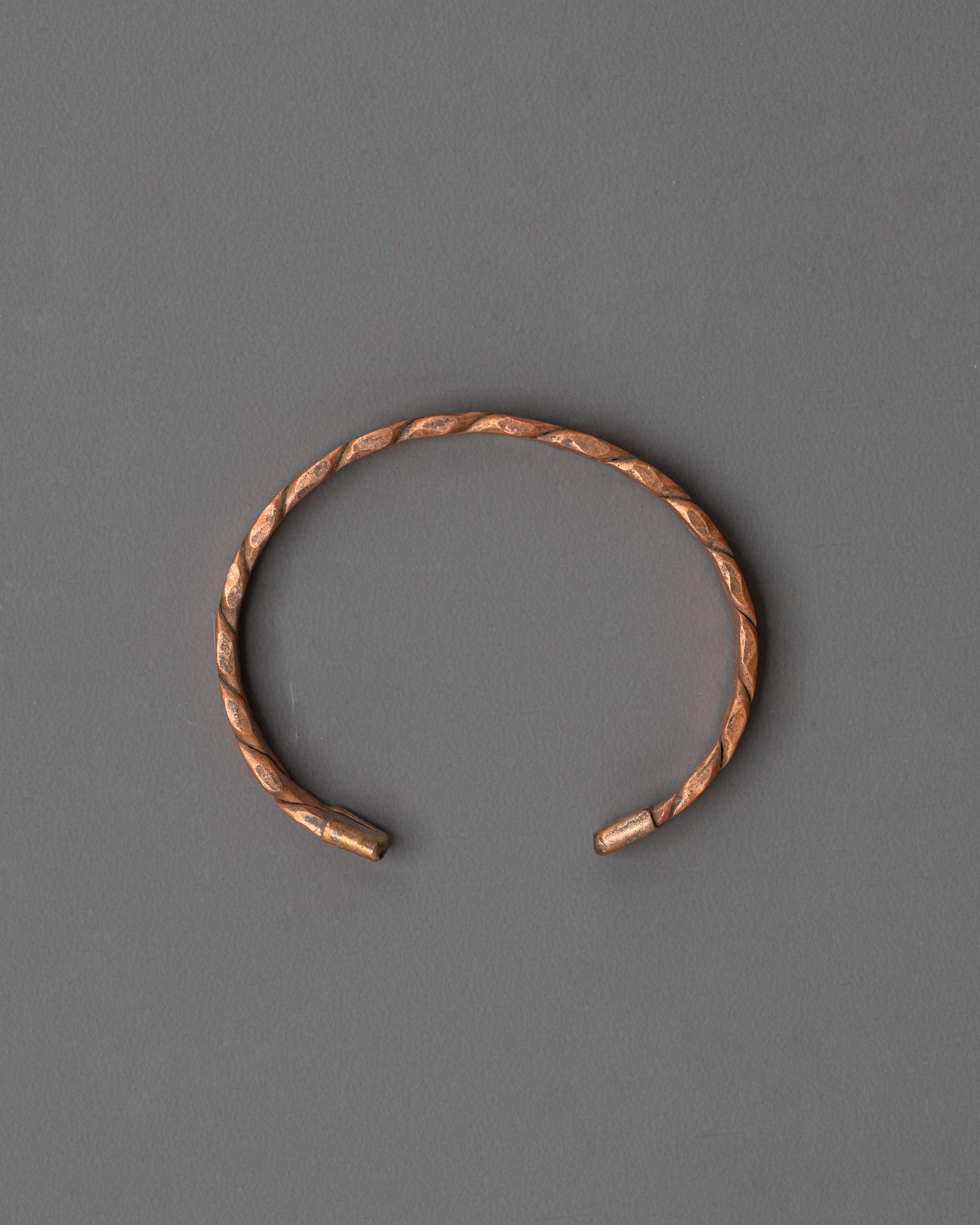 Twisted Copper Cuff Bracelet
