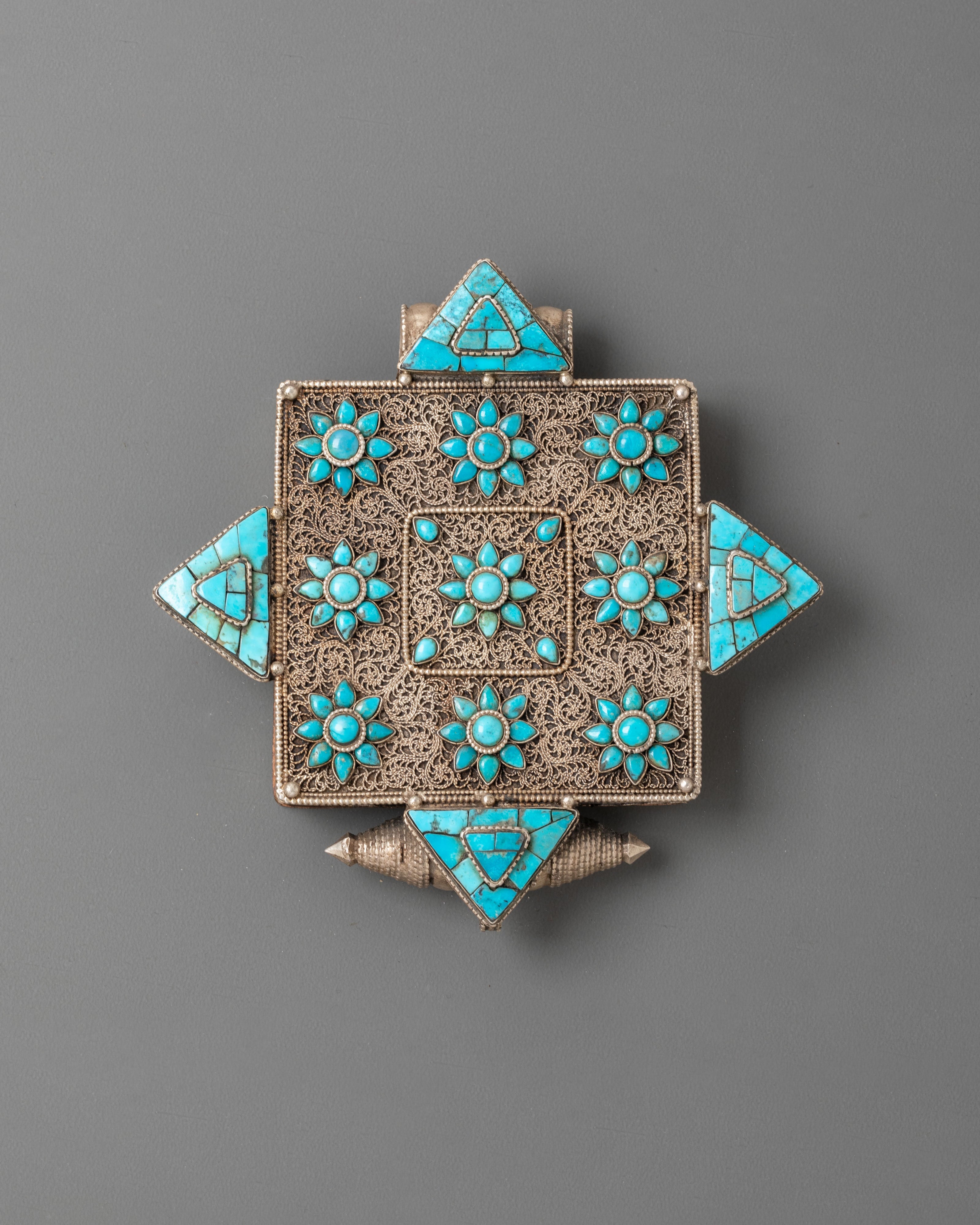 Ghau Protective Jewelry | Turquoise Locket