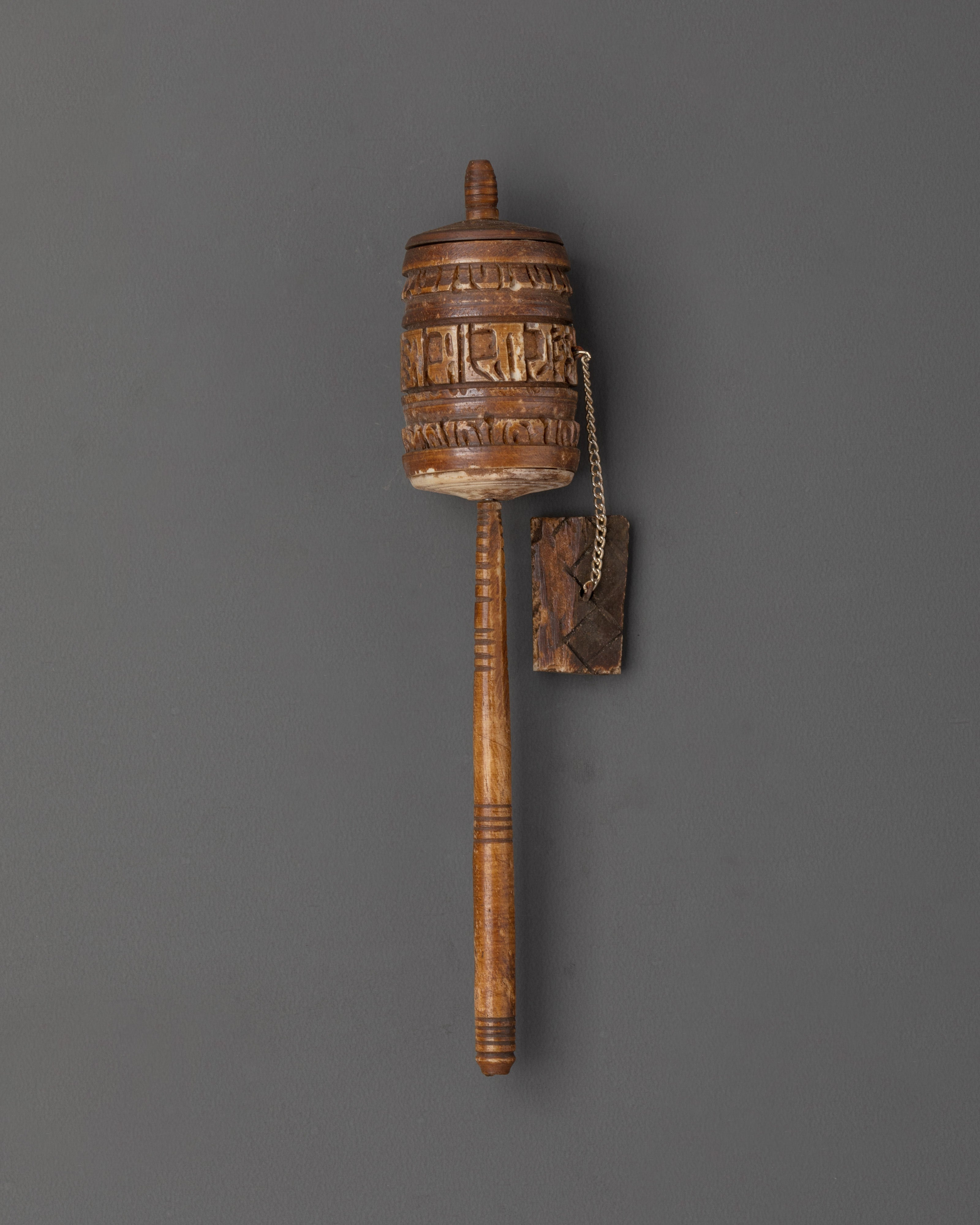 Buffalo Bone Prayer Wheel
