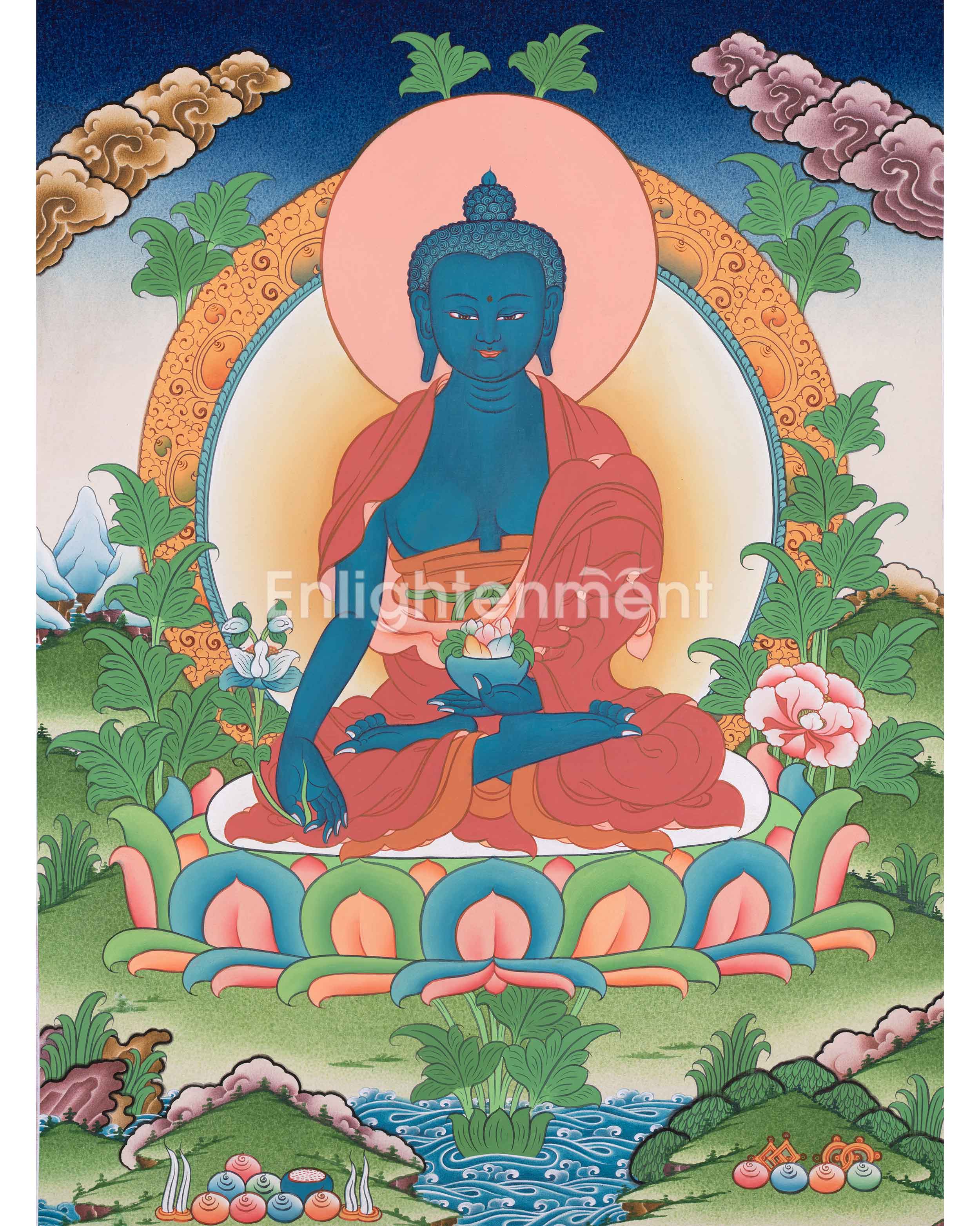 Bhaisajyaguru Thangka Artwork