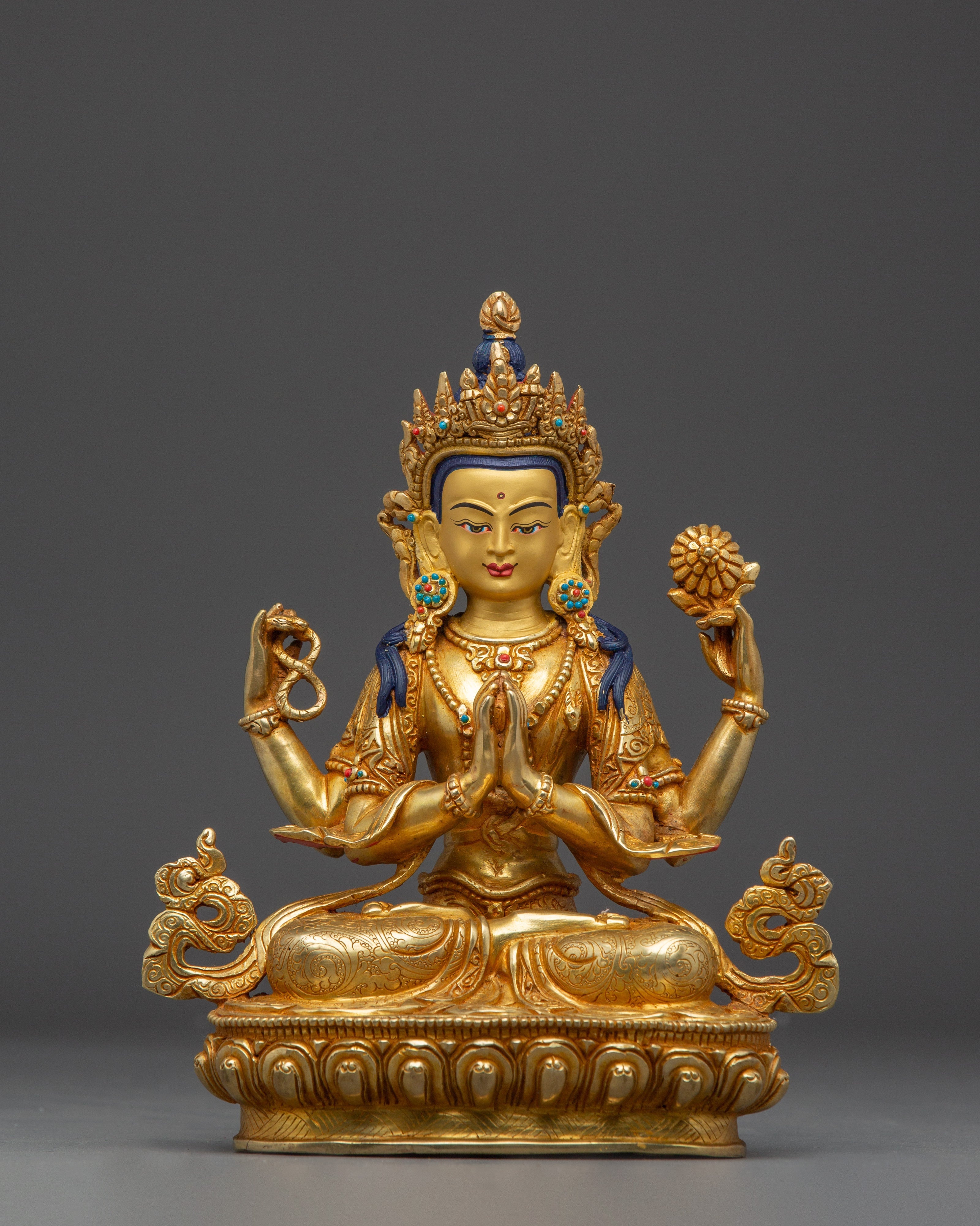 Avalokiteshvara Copper Statue