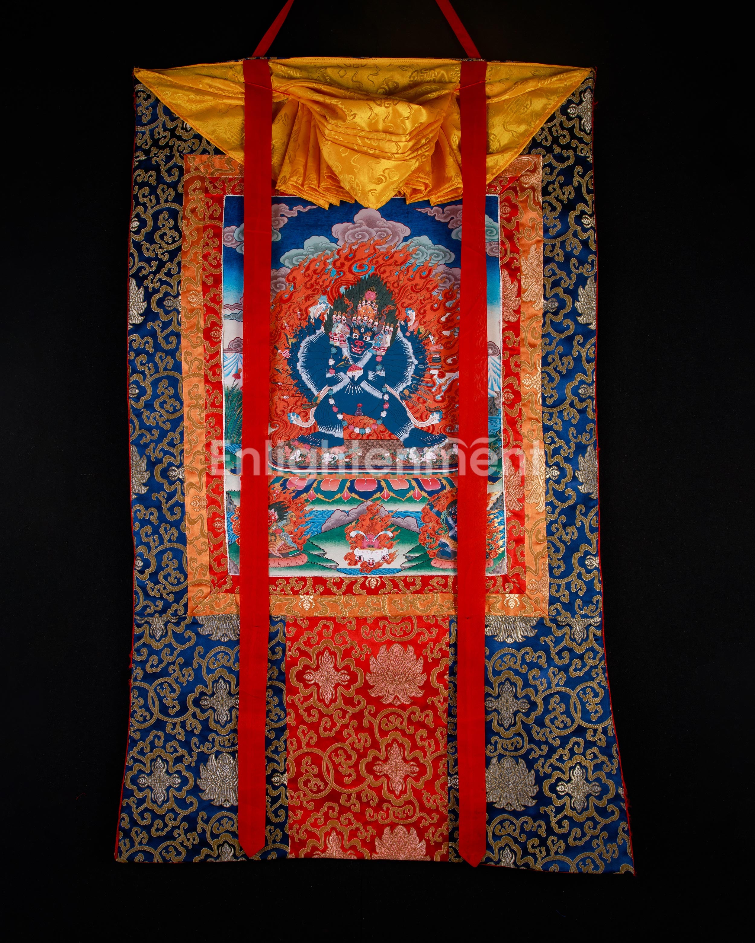 Heruka Yamantaka Thangka | The Wrathful Conqueror of Death