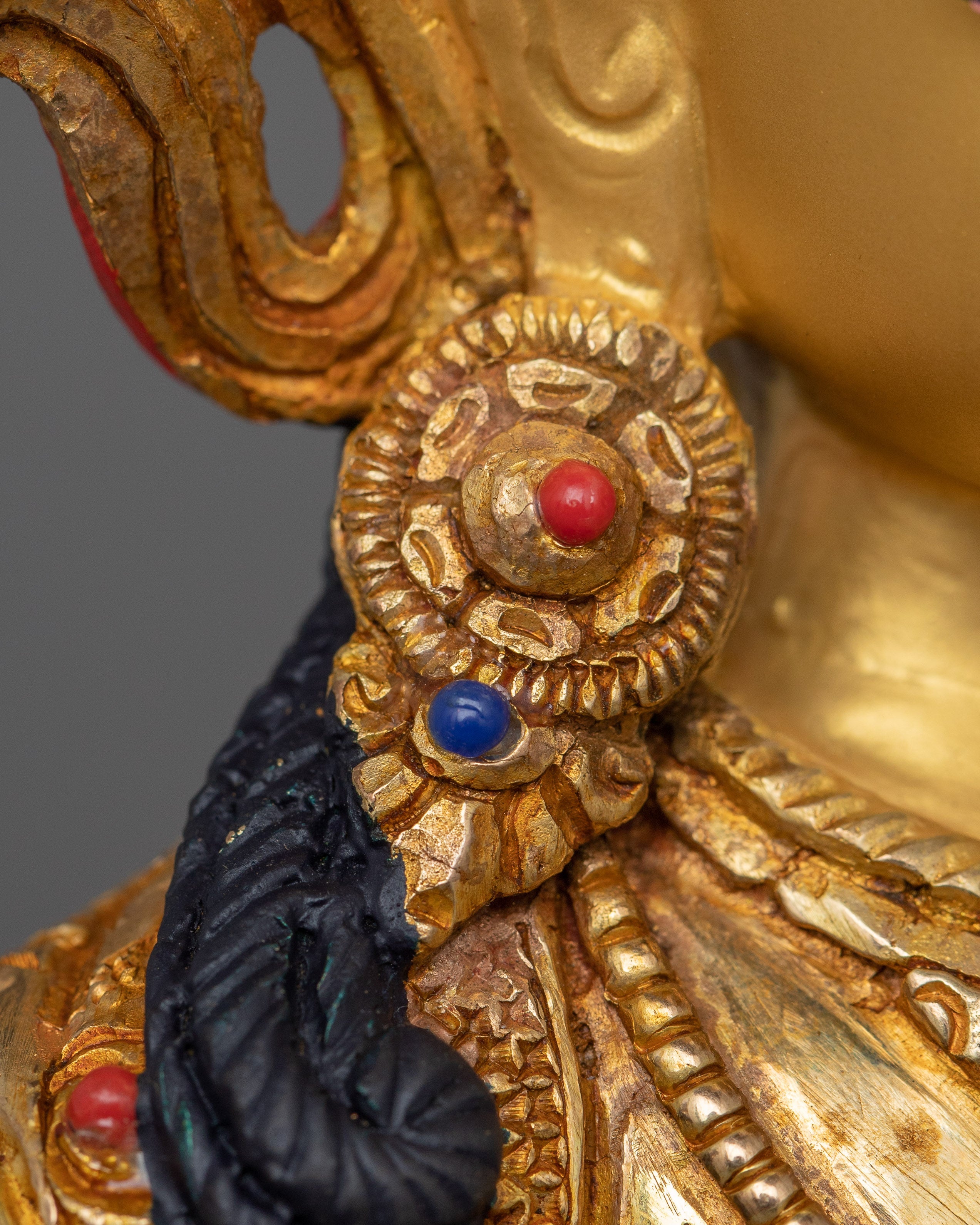 Sculpture of Manjushri Deity of wisdom | Holding the Sword of Clarity