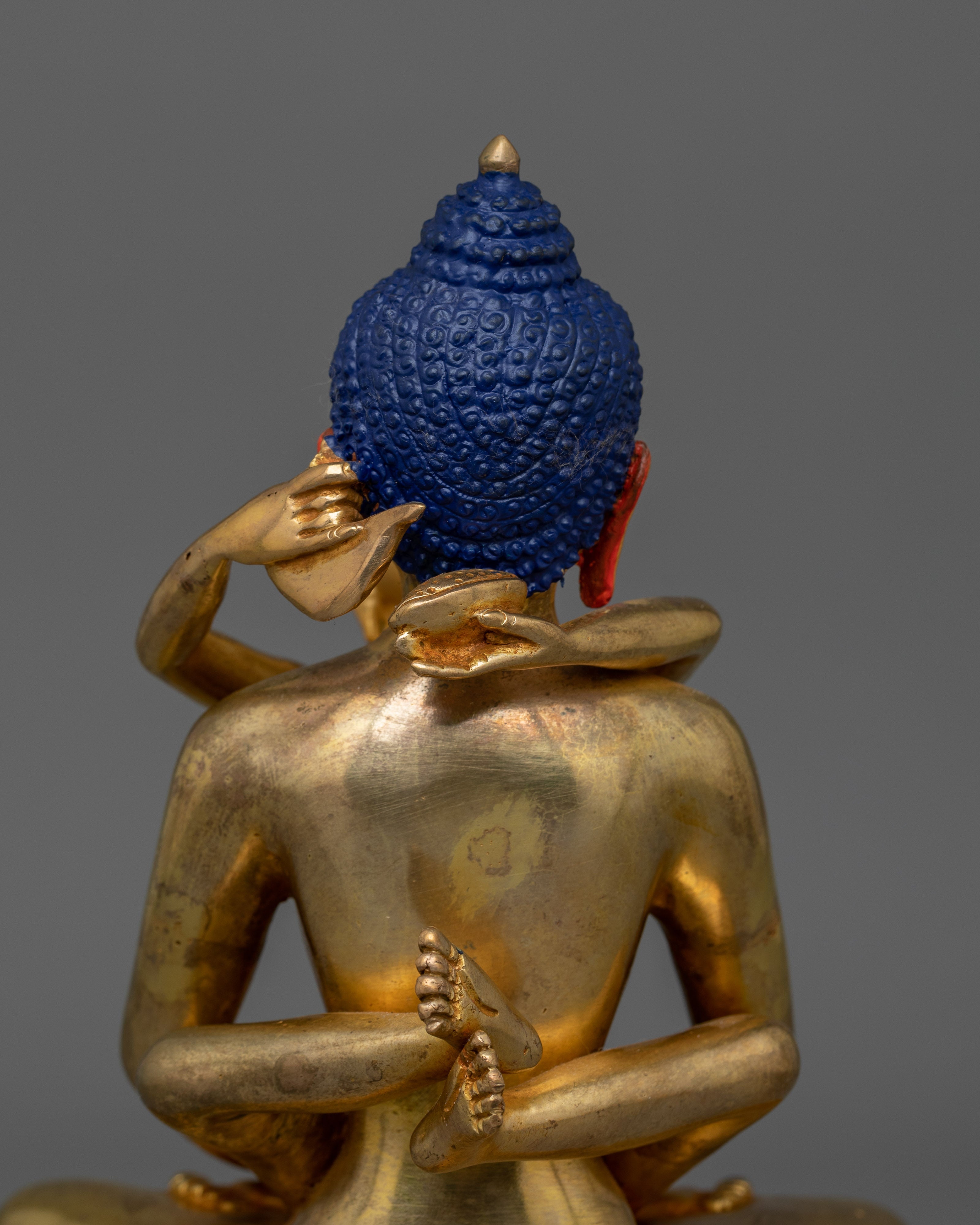 8.5 Inches SamanthaBhadra with Consort Statue | Embodiment of Compassion