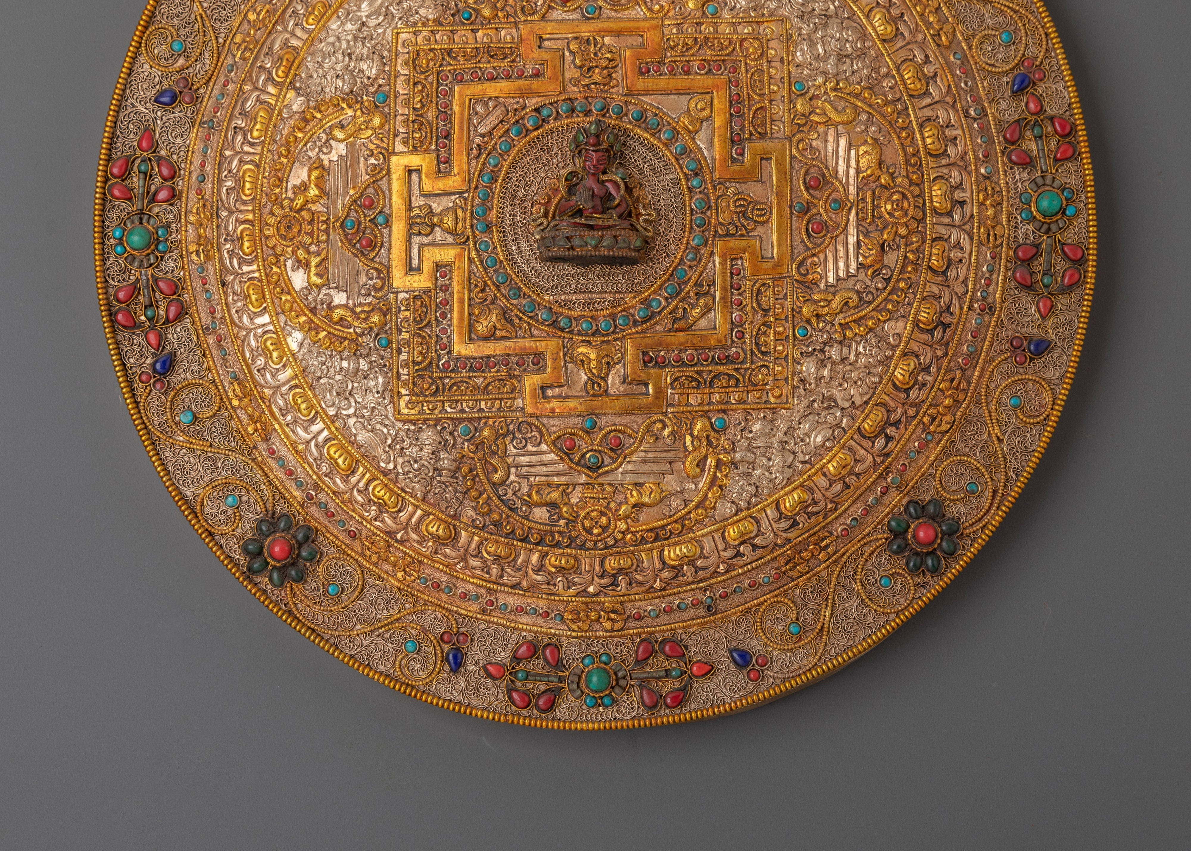 Traditional Handcrafted Wall Hanging | Sacred Buddhist Art