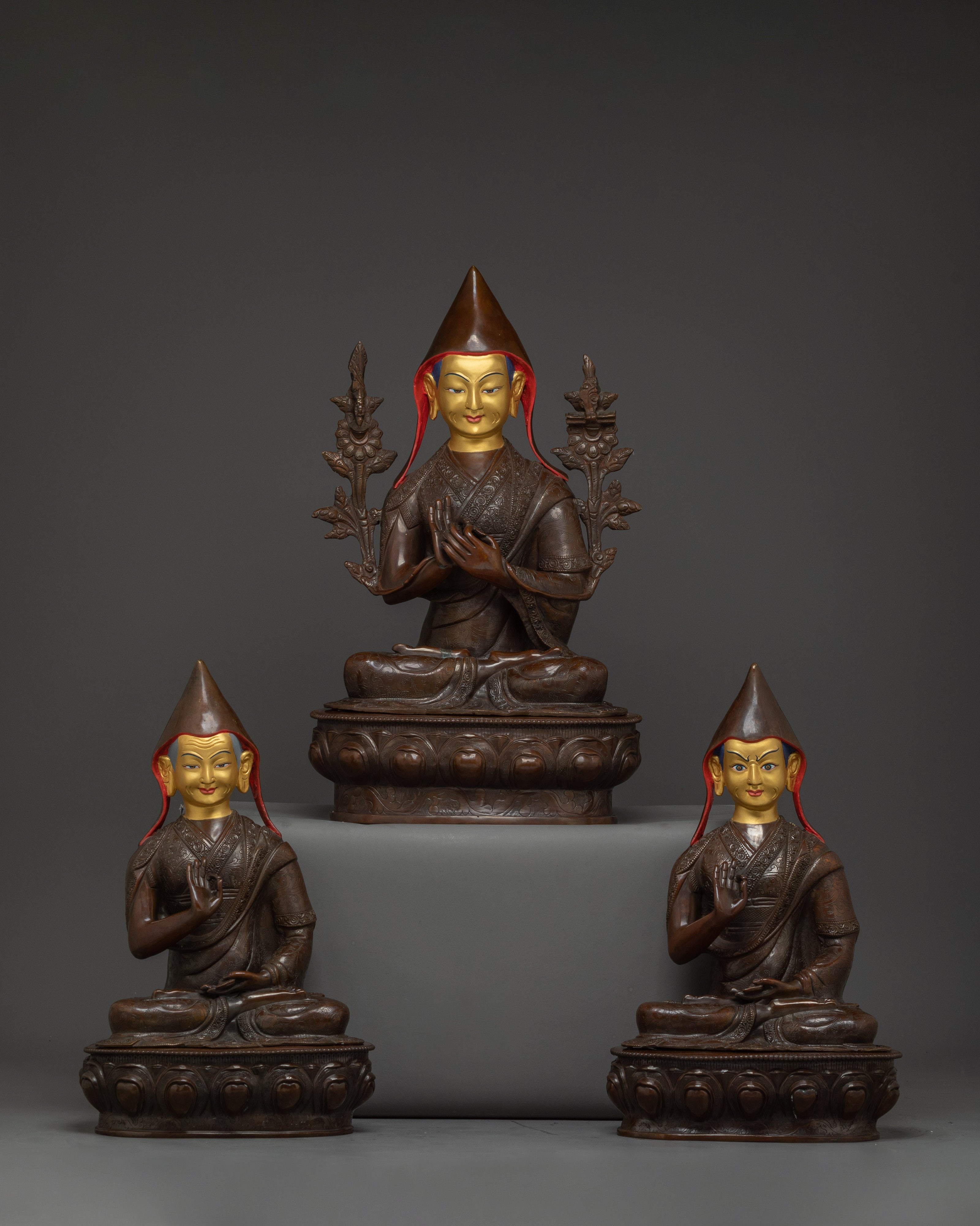 oxidized-tshongkhapa-set-statue