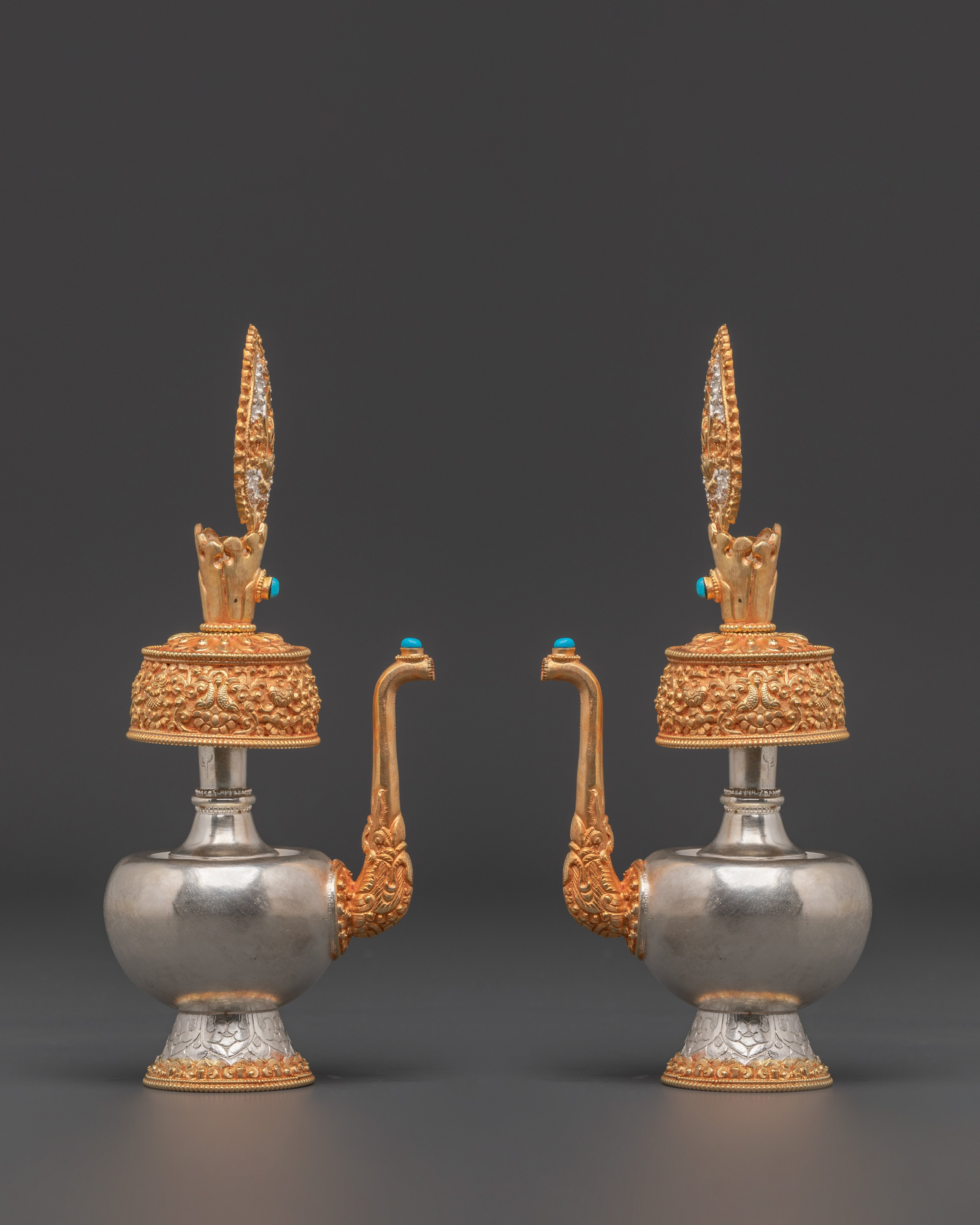 Himalayan Bhumba | Set with Turquoise Stones