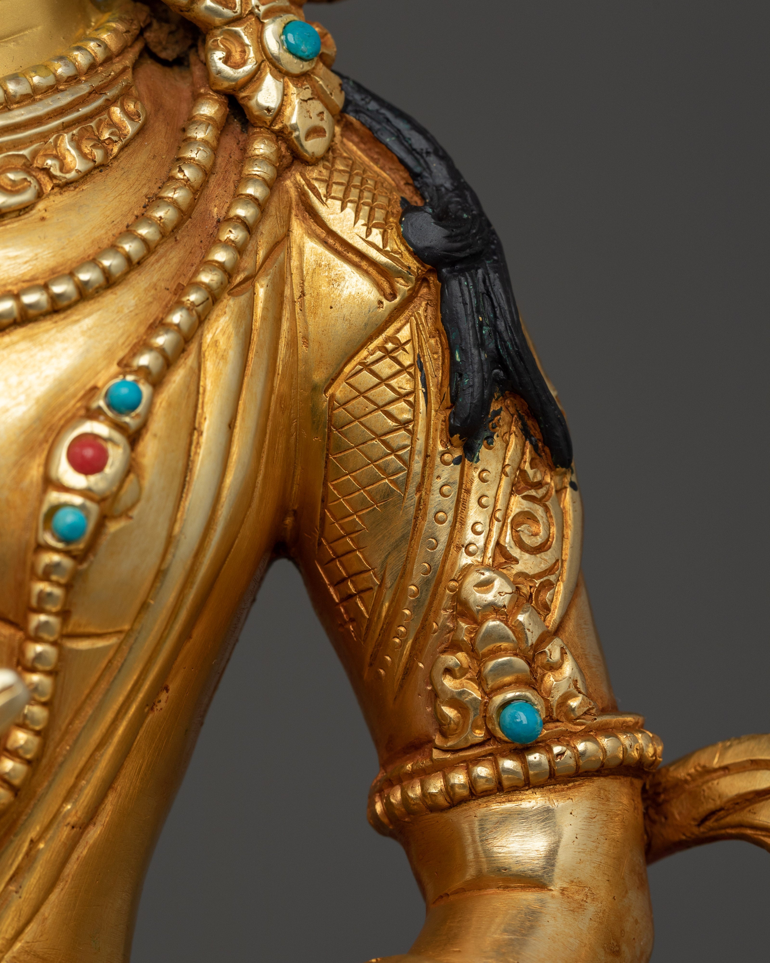 Amitayus Longevity Deity Statue | Tibetan Altar Decor for Vitality, Blessings & Meditation