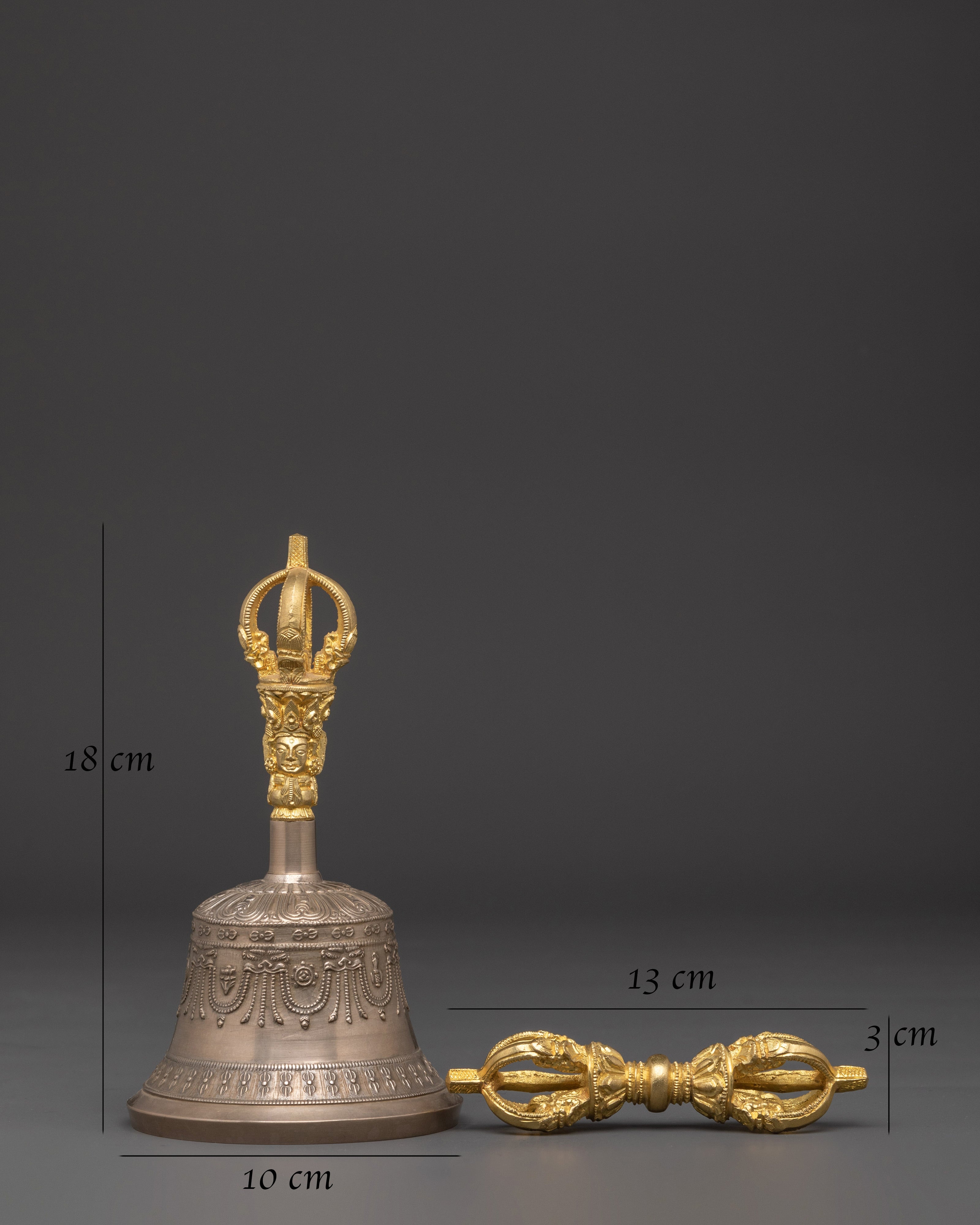 Tibetan Bell and Vajra Ritual Tools | Handcrafted Brass & Bronze Meditation Artifacts