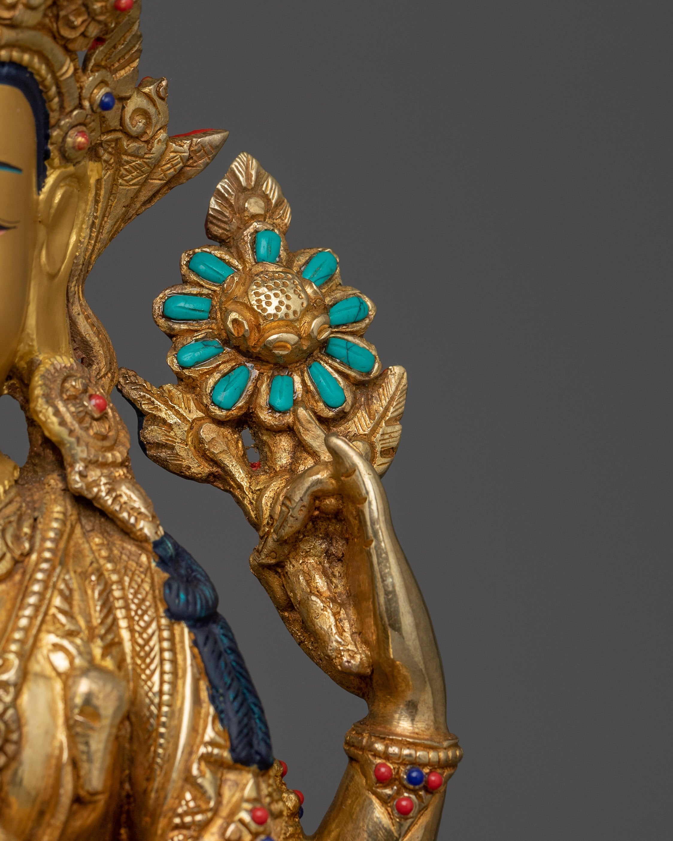 Tear of Compassion Chenrezig Statue | Traditional Artwork