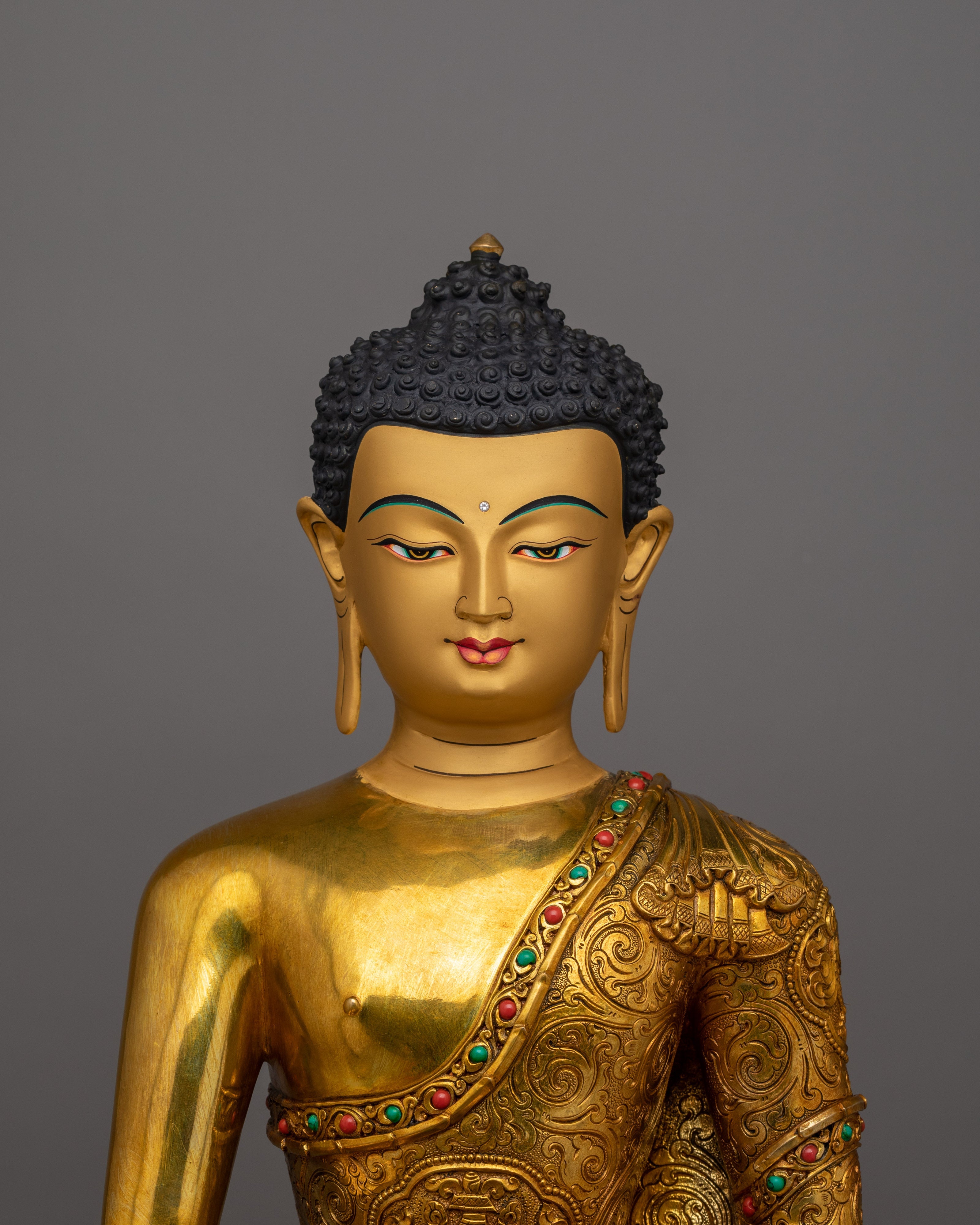 Handcrafted Figurine of Buddha Shakyamuni | A Divine Symbol of Enlightenment