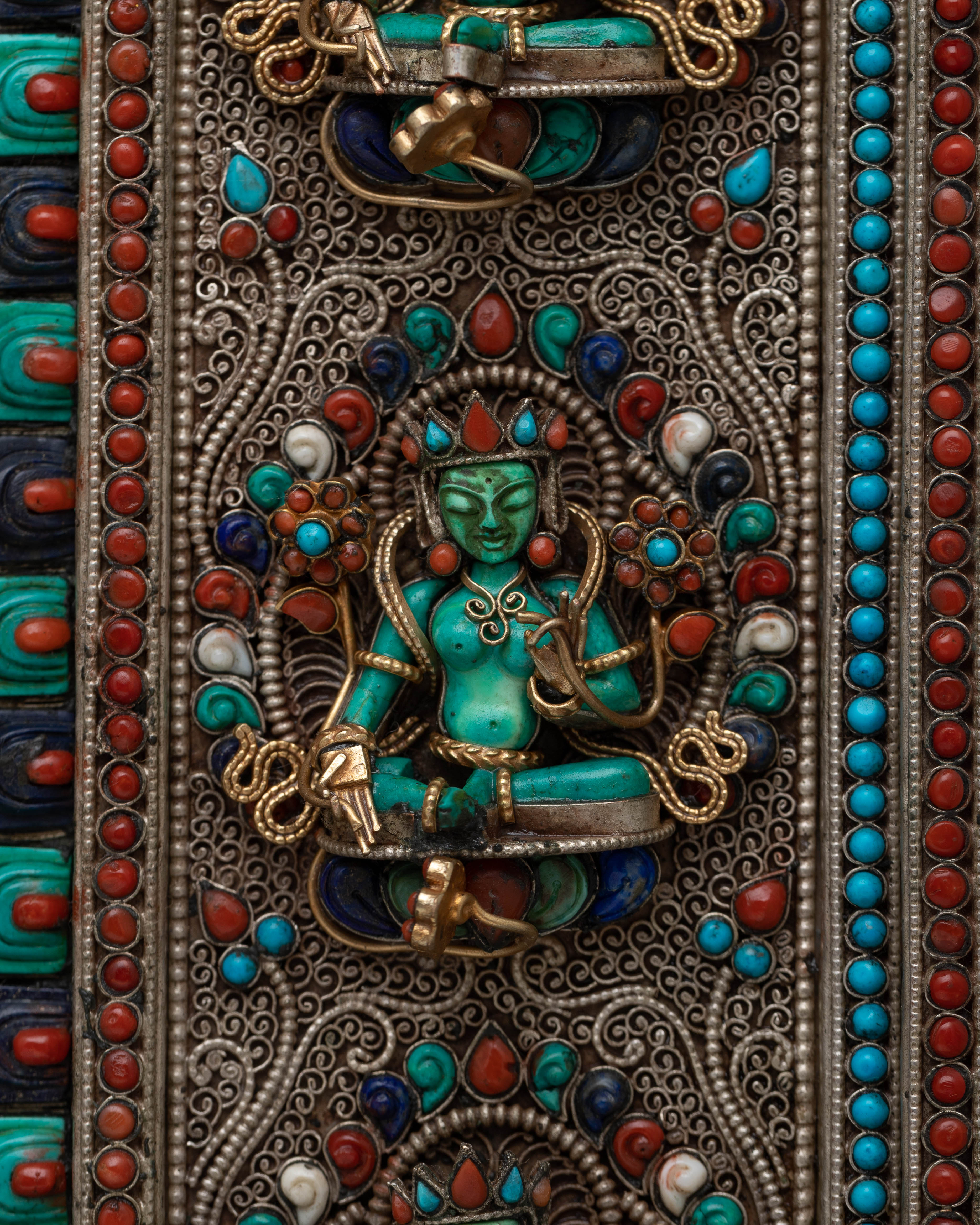 Green Tara Metal Artwork Wall Hanging | Decorate Your Home with Spiritual Beauty