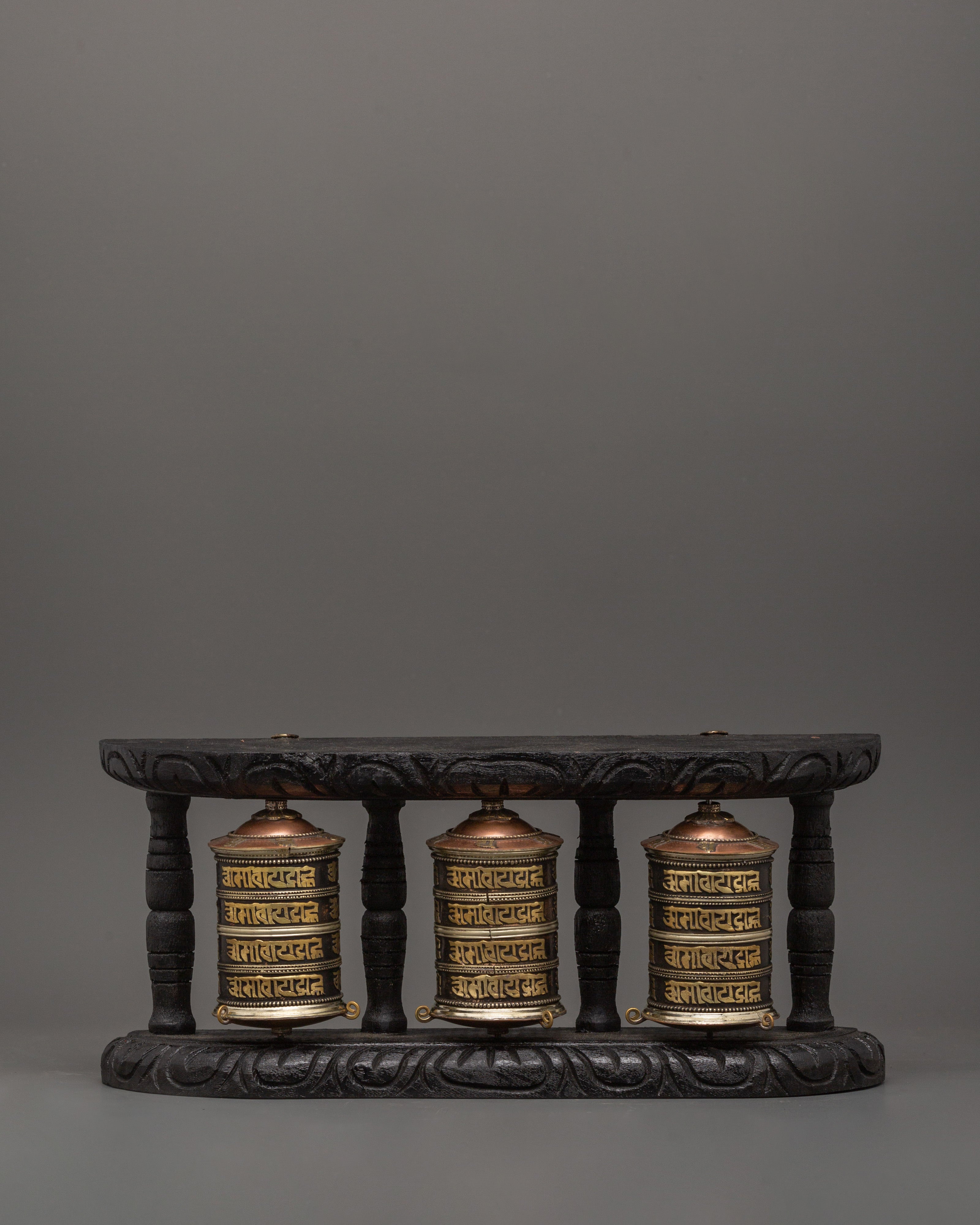 Tibetan Prayer Wheel | Buddhist Meditation Decor Piece