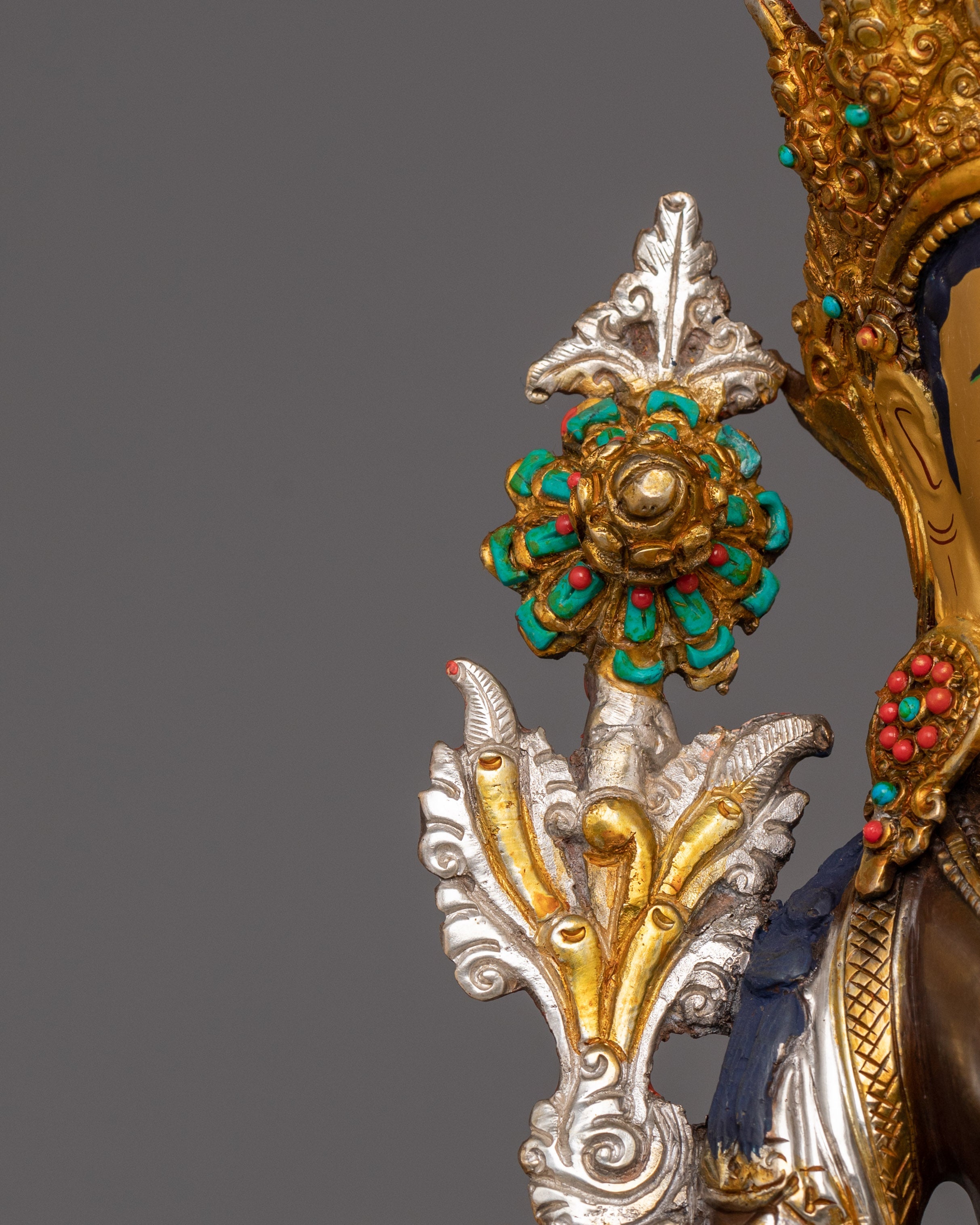 Oxidized Shyama Tara Statue | Green Tara - Swift Saviour