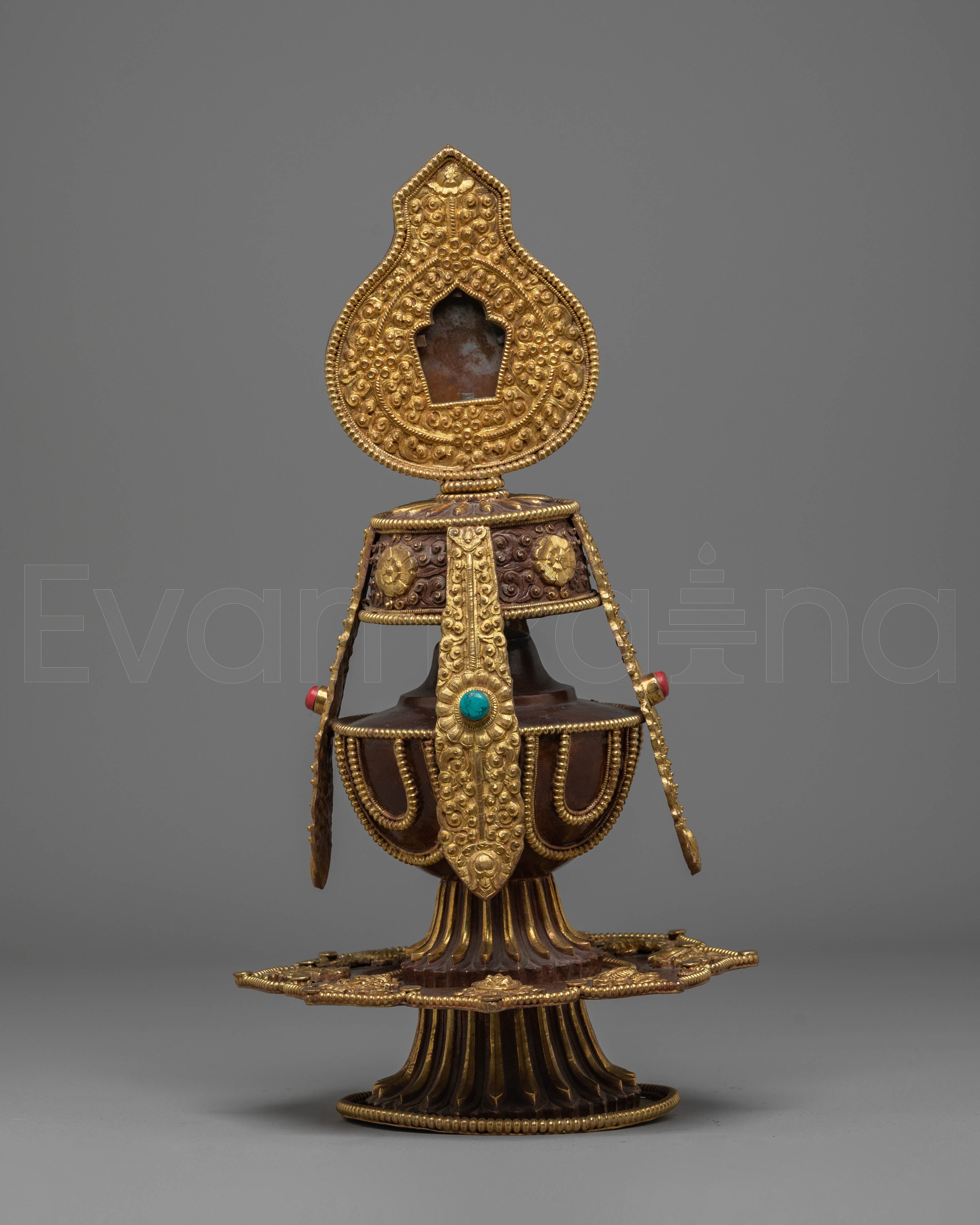 Gold Plated Chegumba for Offering
