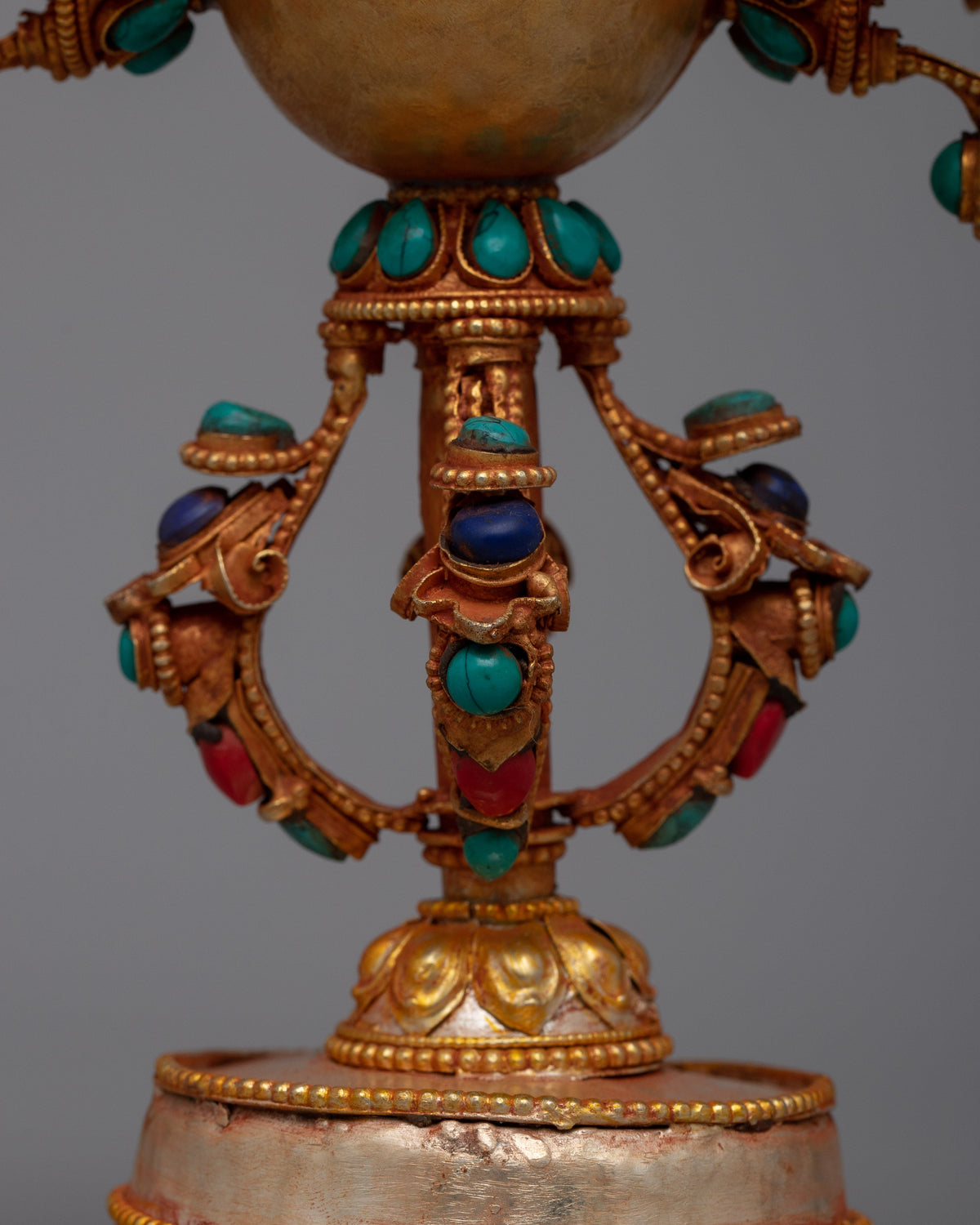 Double-Vajra with Stand | Your Spiritual Practice and Offerings with Divine Symbolism