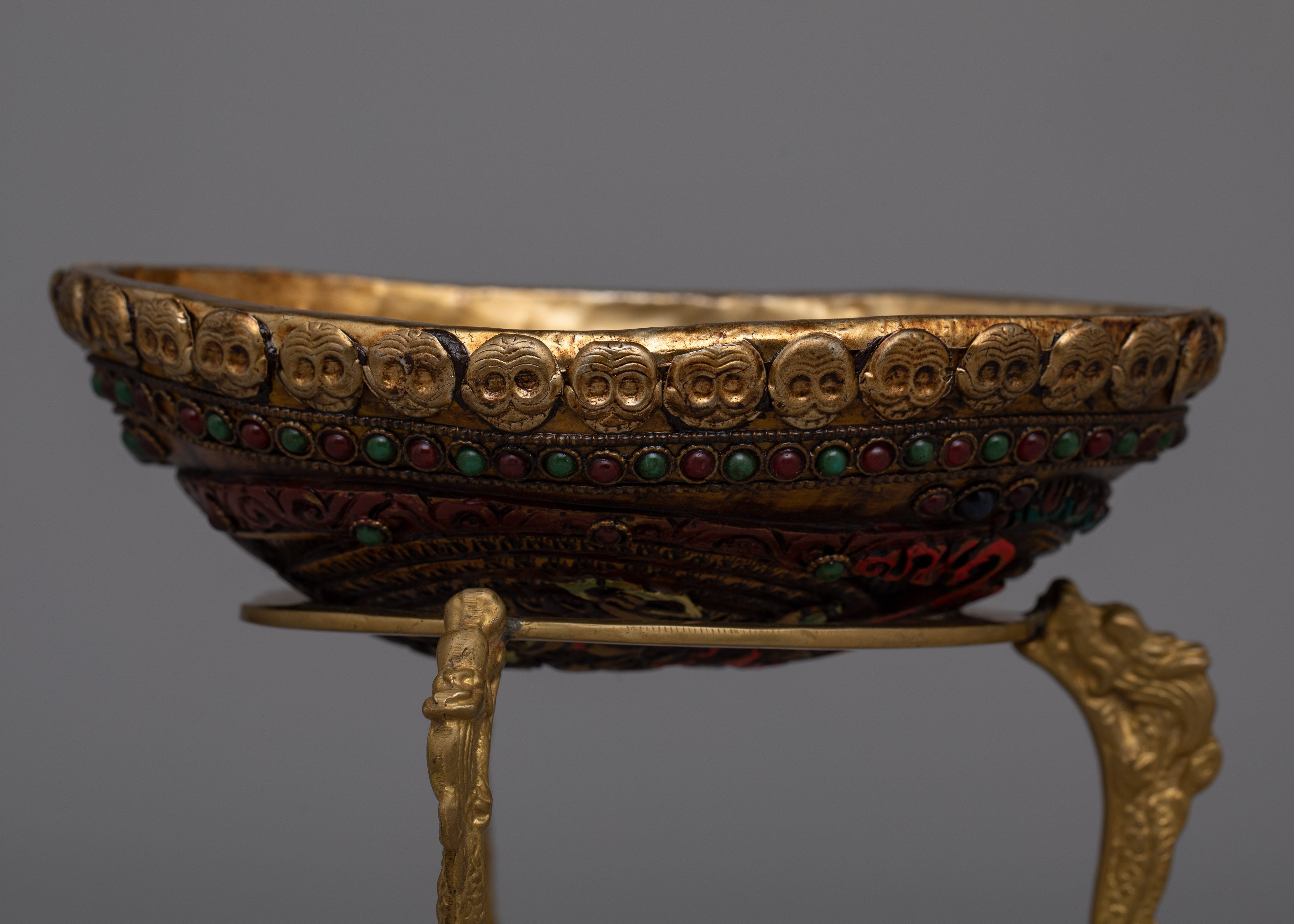 Kapala Tibetan Skull Resin | Elevating Spiritual Practices with Authenticity