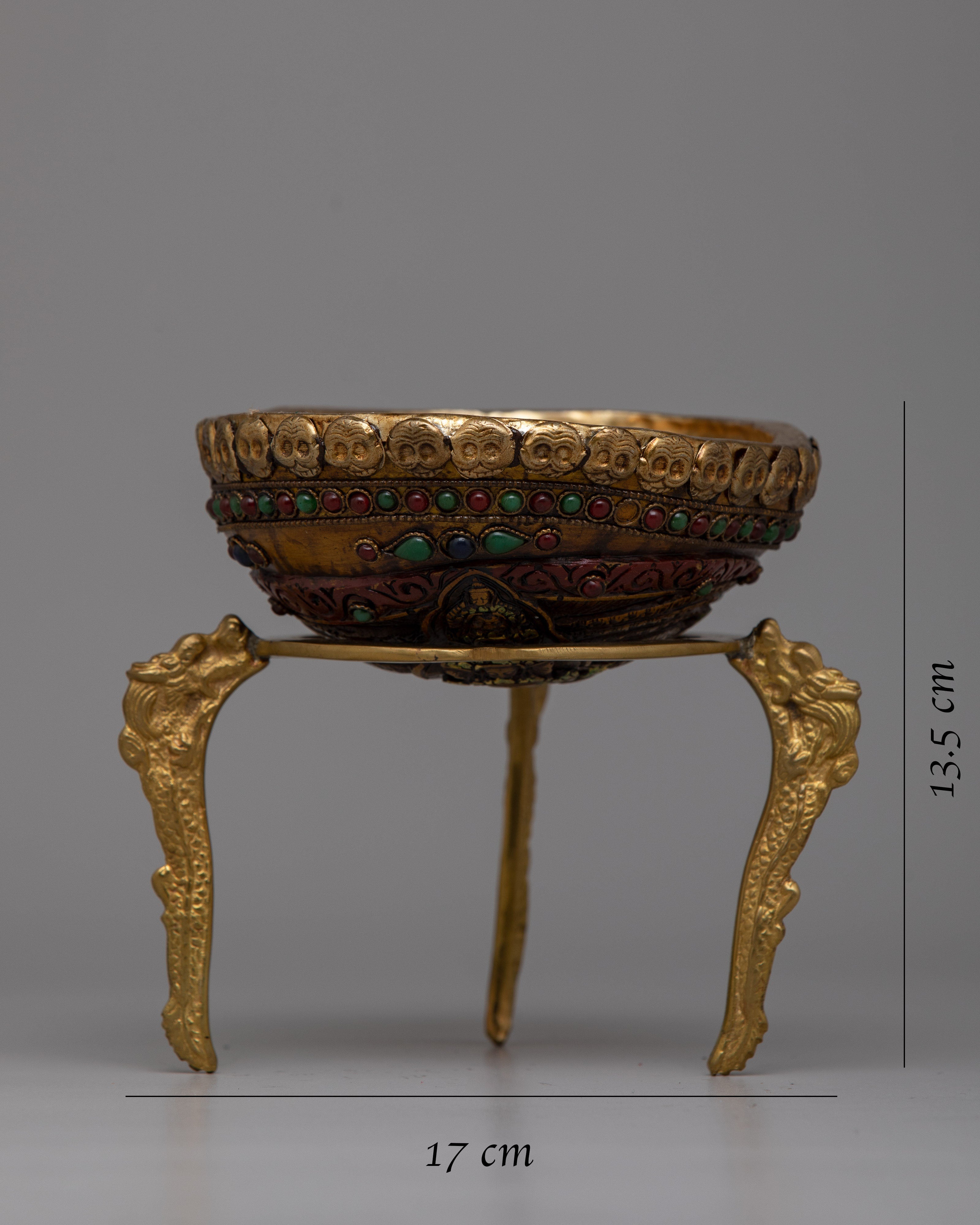 Kapala Tibetan Skull Resin | Elevating Spiritual Practices with Authenticity