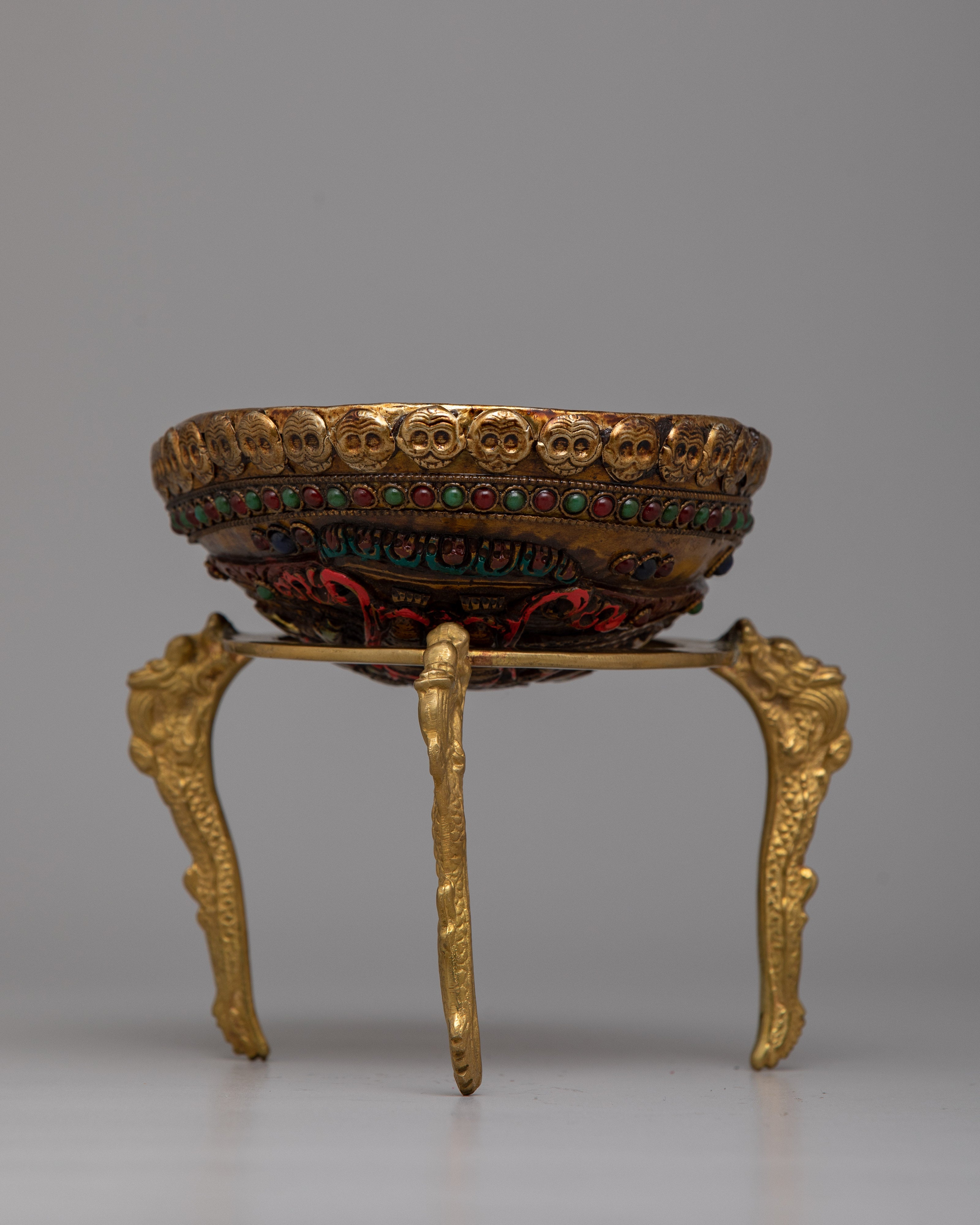 Kapala Tibetan Skull Resin | Elevating Spiritual Practices with Authenticity