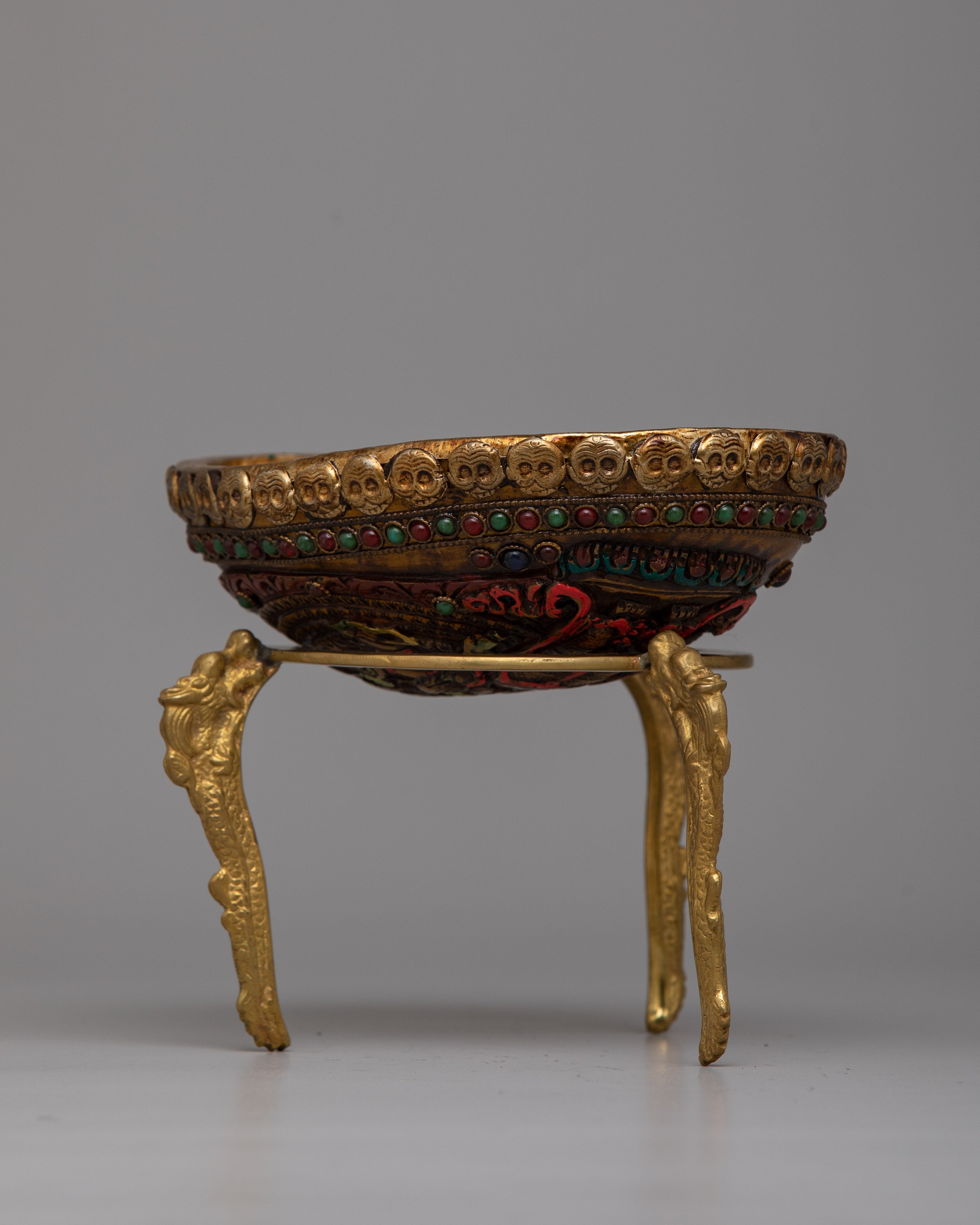 Kapala Tibetan Skull Resin | Elevating Spiritual Practices with Authenticity