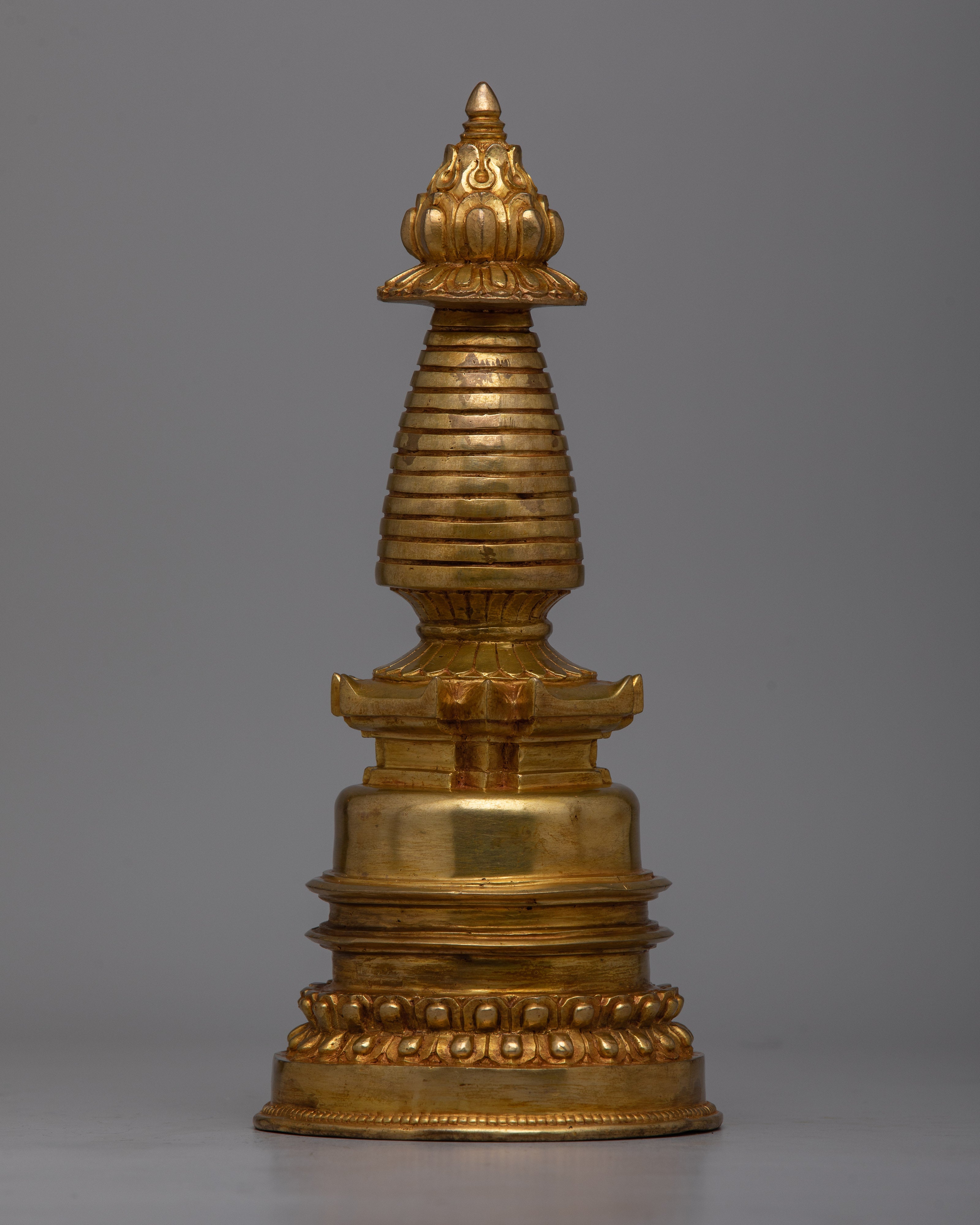 Handmade Tibetan Stupa | Artisanal Charm for Your Home or Meditation Area