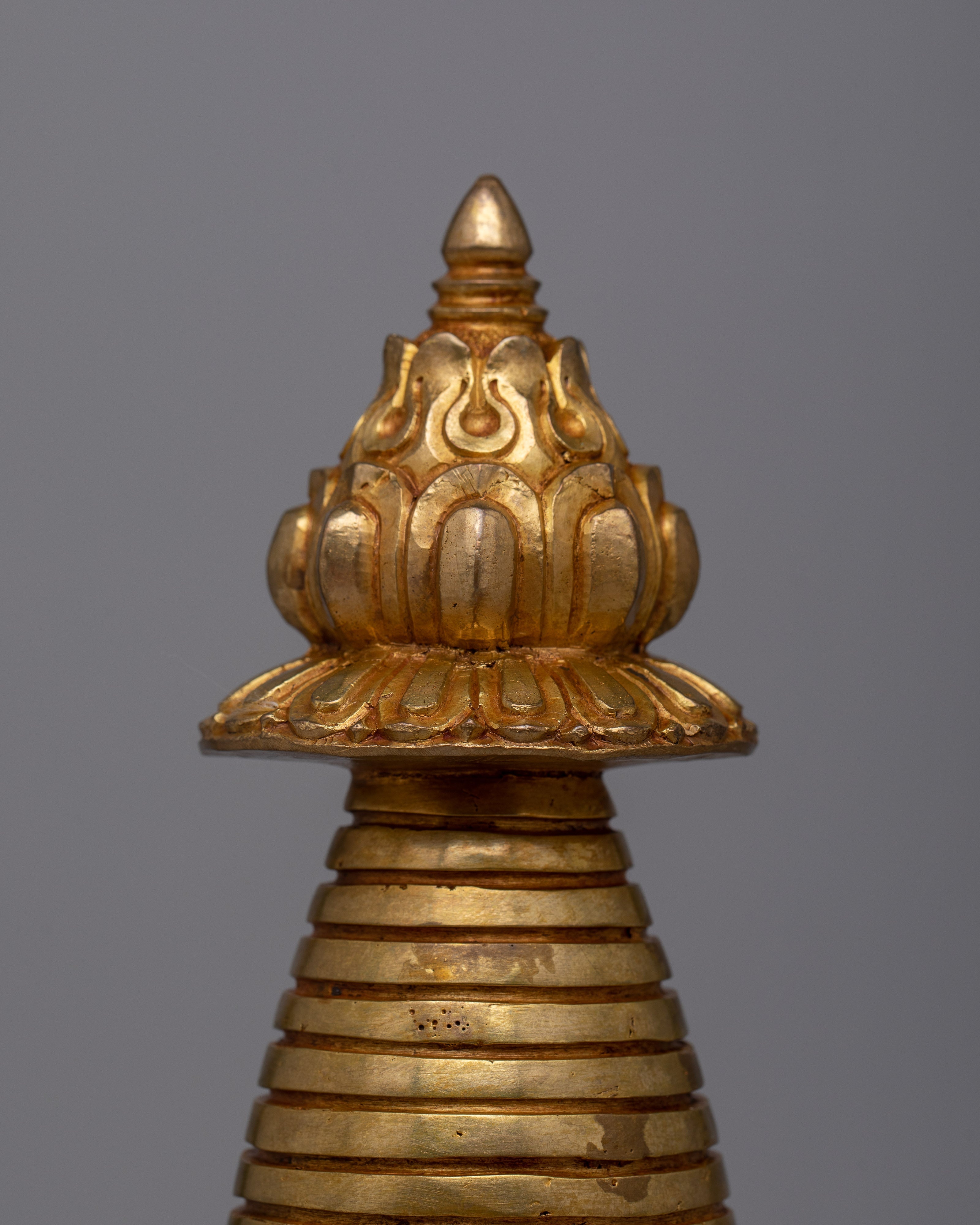 Handmade Tibetan Stupa | Artisanal Charm for Your Home or Meditation Area