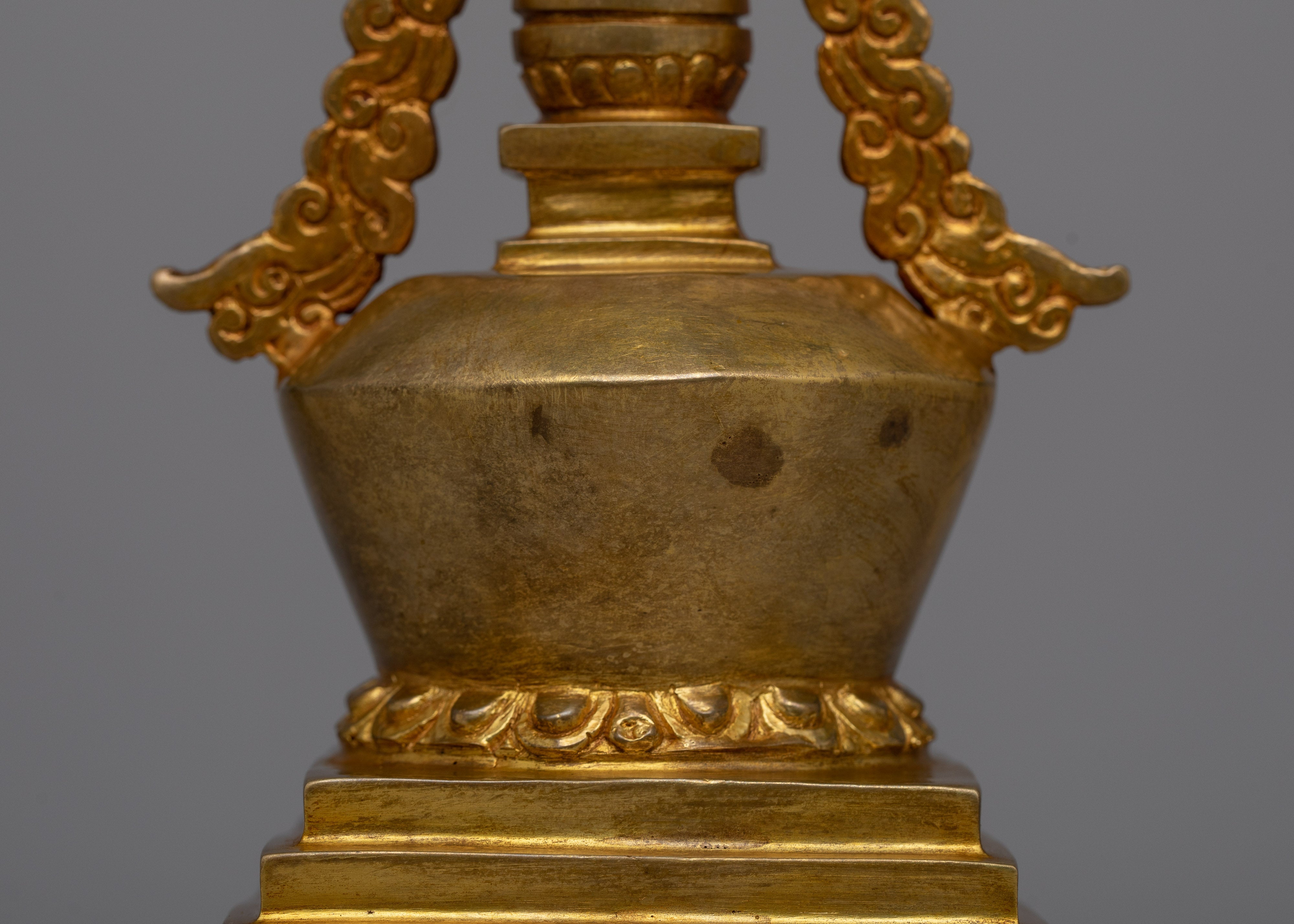 Handcrafted Copper Stupa Statue | Elevate Your Space with Spiritual Grace