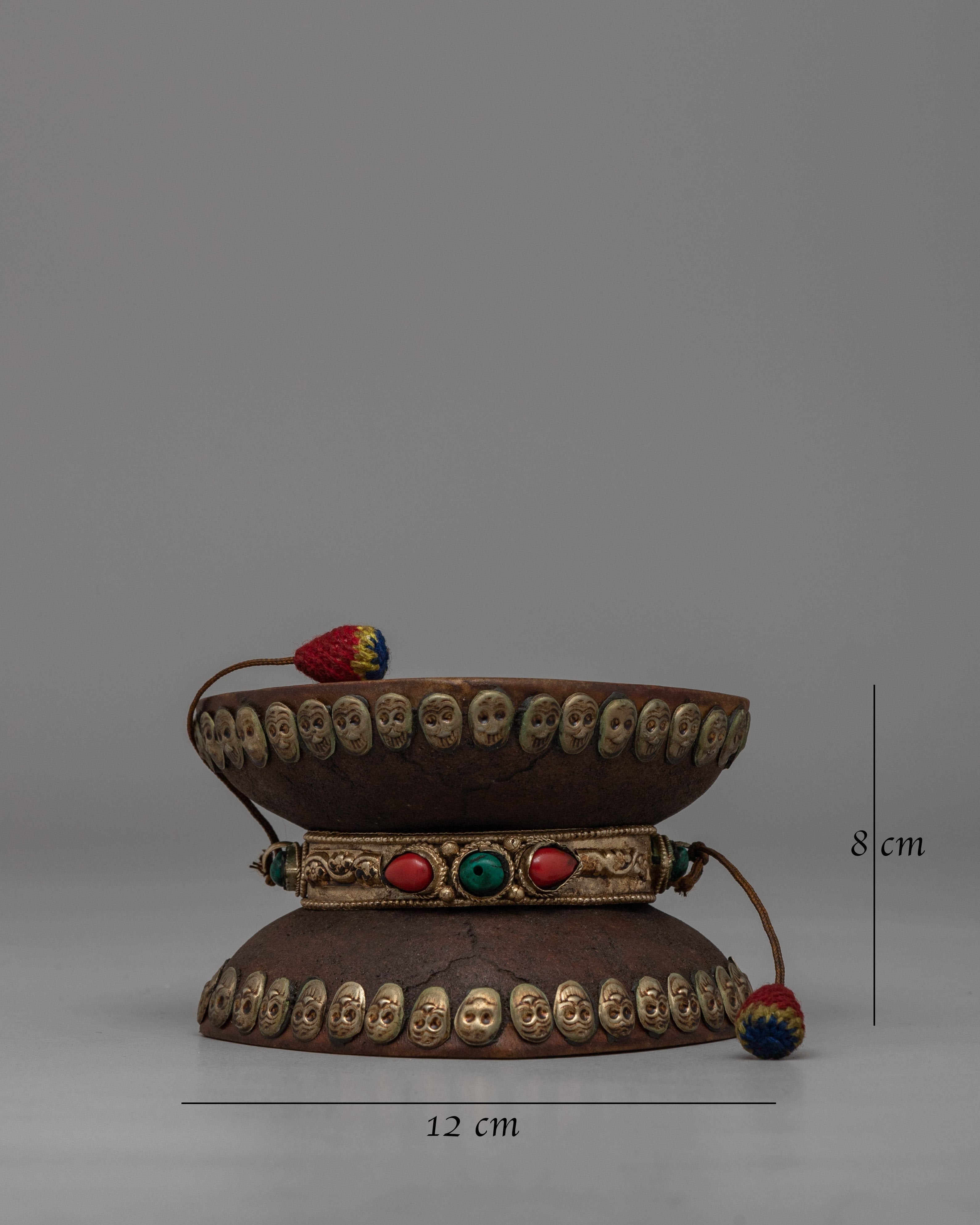 Tibetan Damaru Drum for Rituals | Spiritual Ritual Instrument for Meditation & Offerings