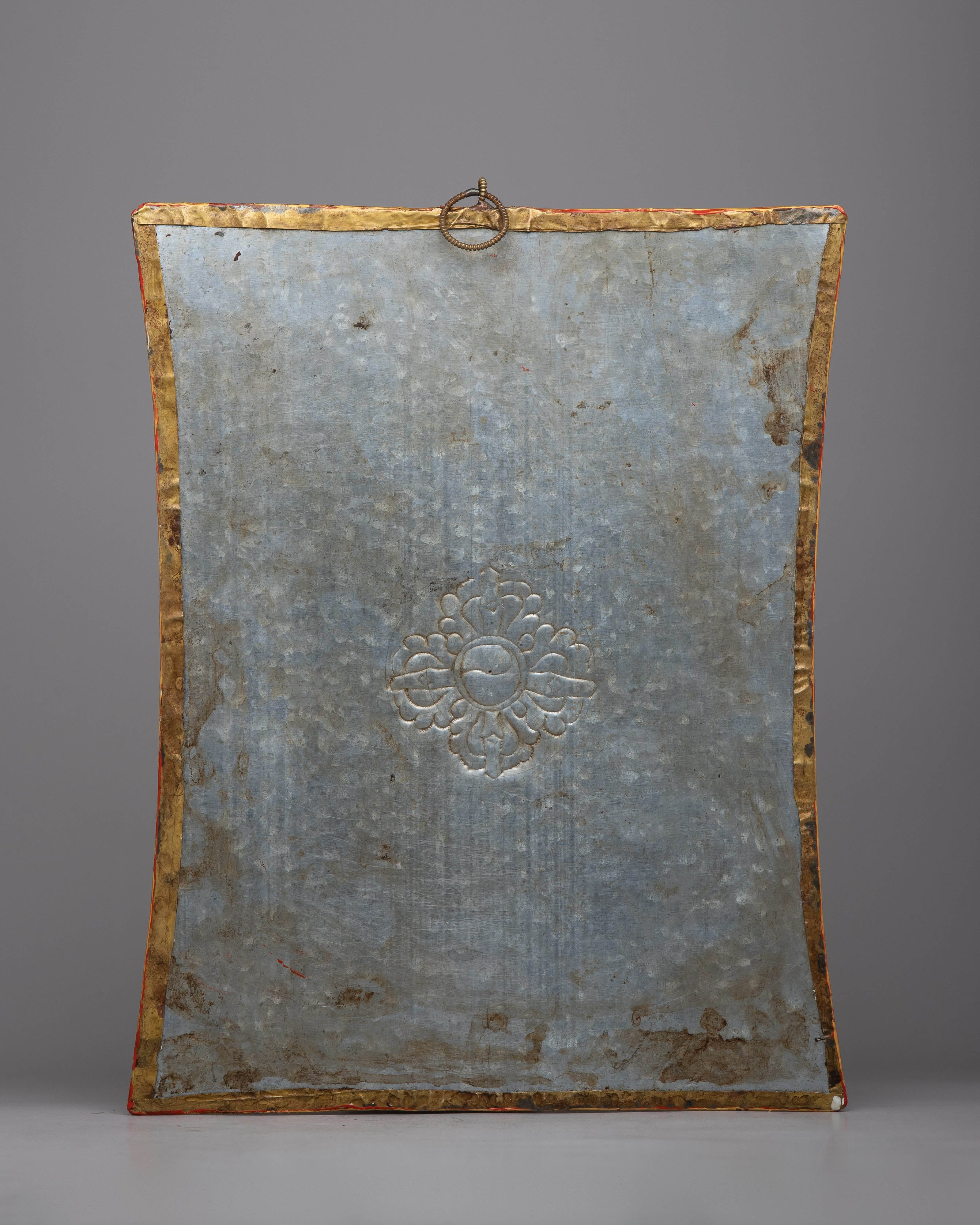 Garuda Metal Thanka Wall Hanging Calander | Elegant Fusion of Art and Timekeeping in Spiritual Decor