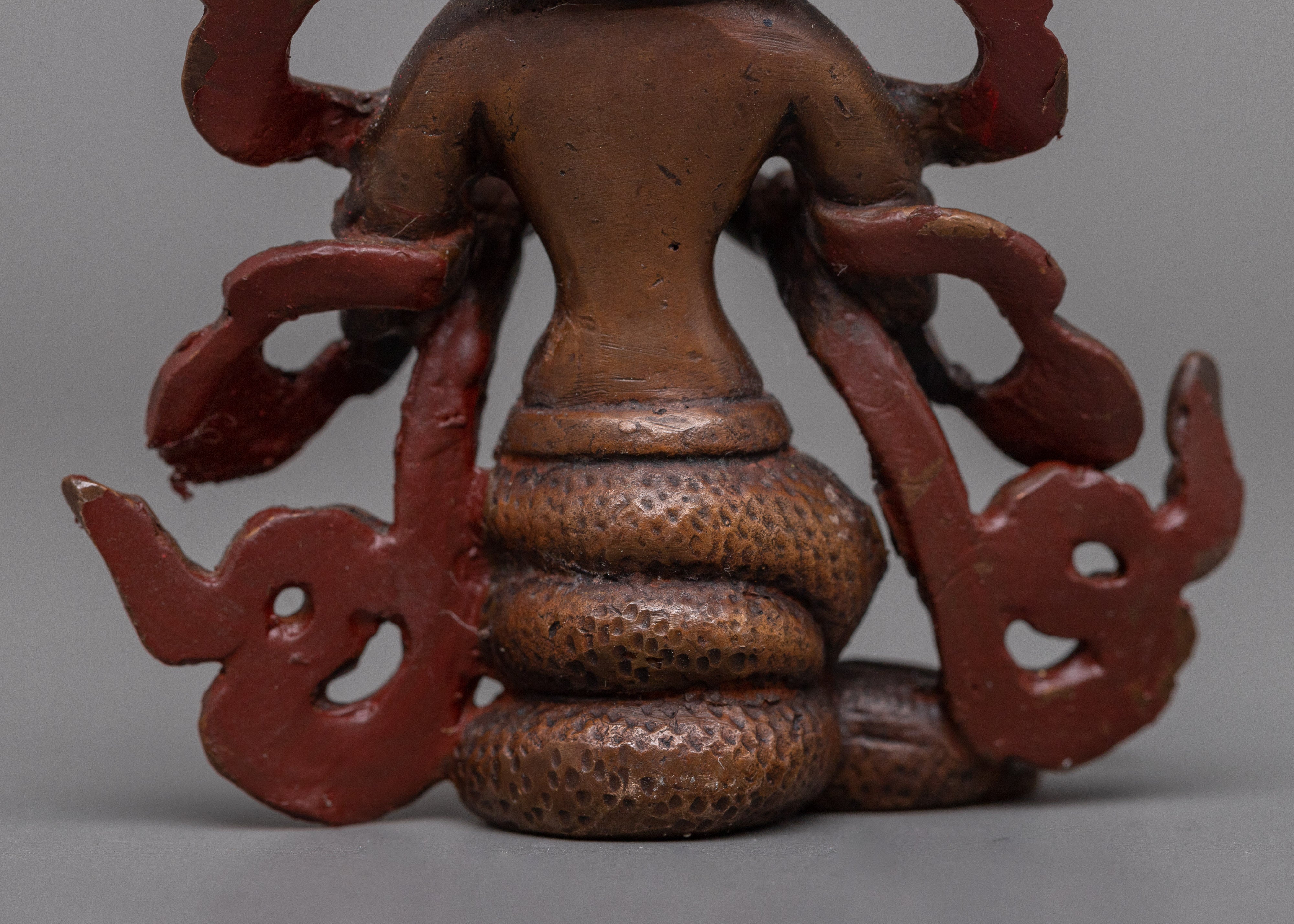Copper Naga Kanya Statue | Exquisite Craftsmanship Honoring Serpent Deity