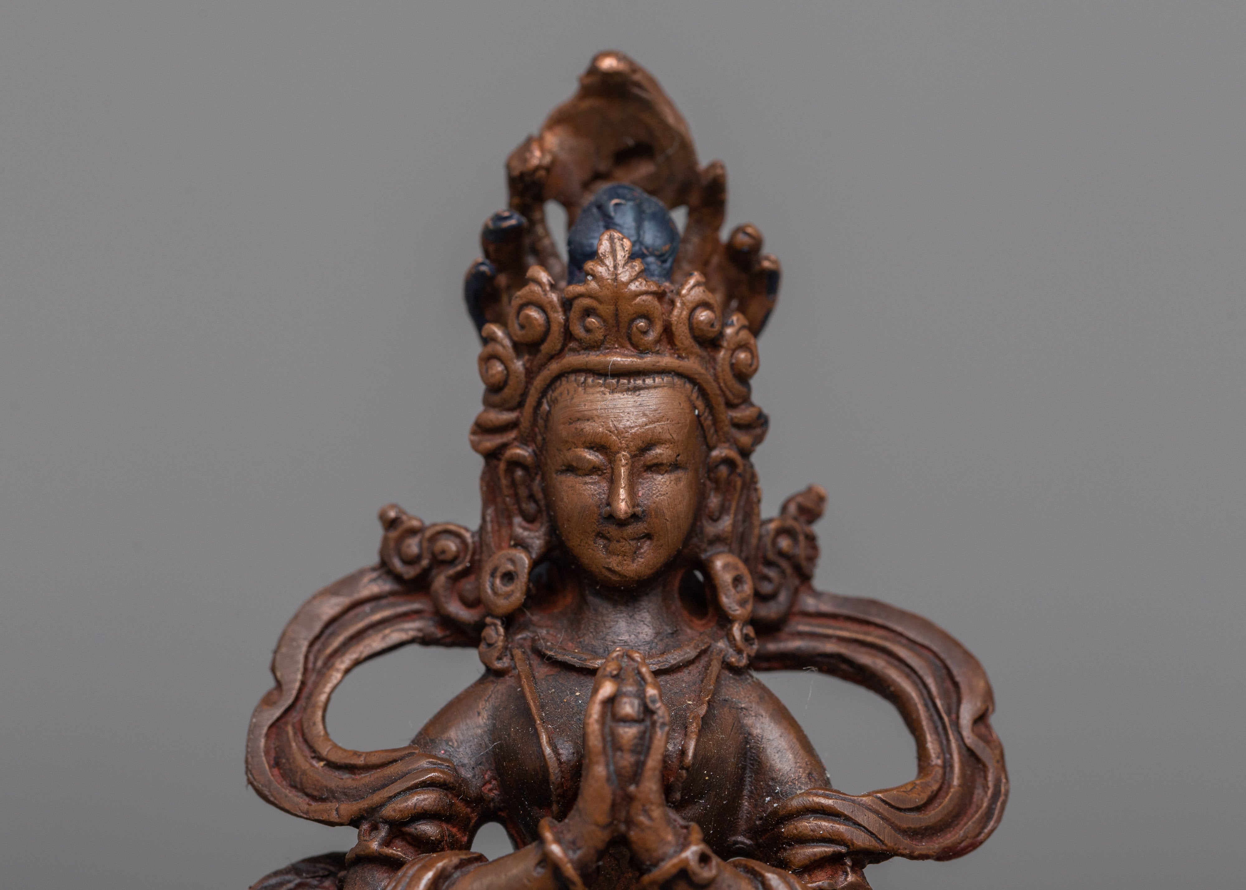 Copper Naga Kanya Statue | Exquisite Craftsmanship Honoring Serpent Deity