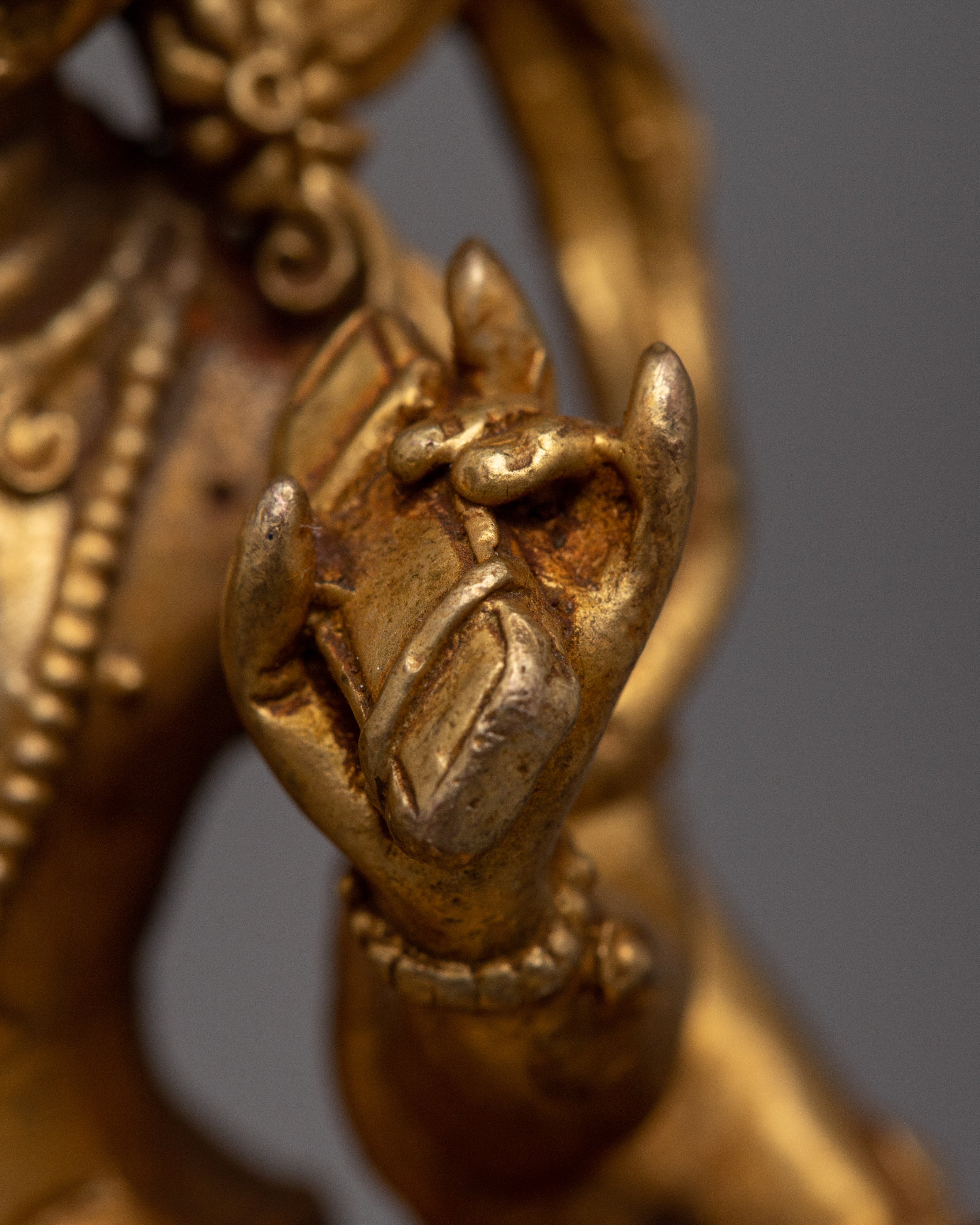 Machine Made Manjushri Statue | Craftsmanship Radiating Wisdom and Enlightenment