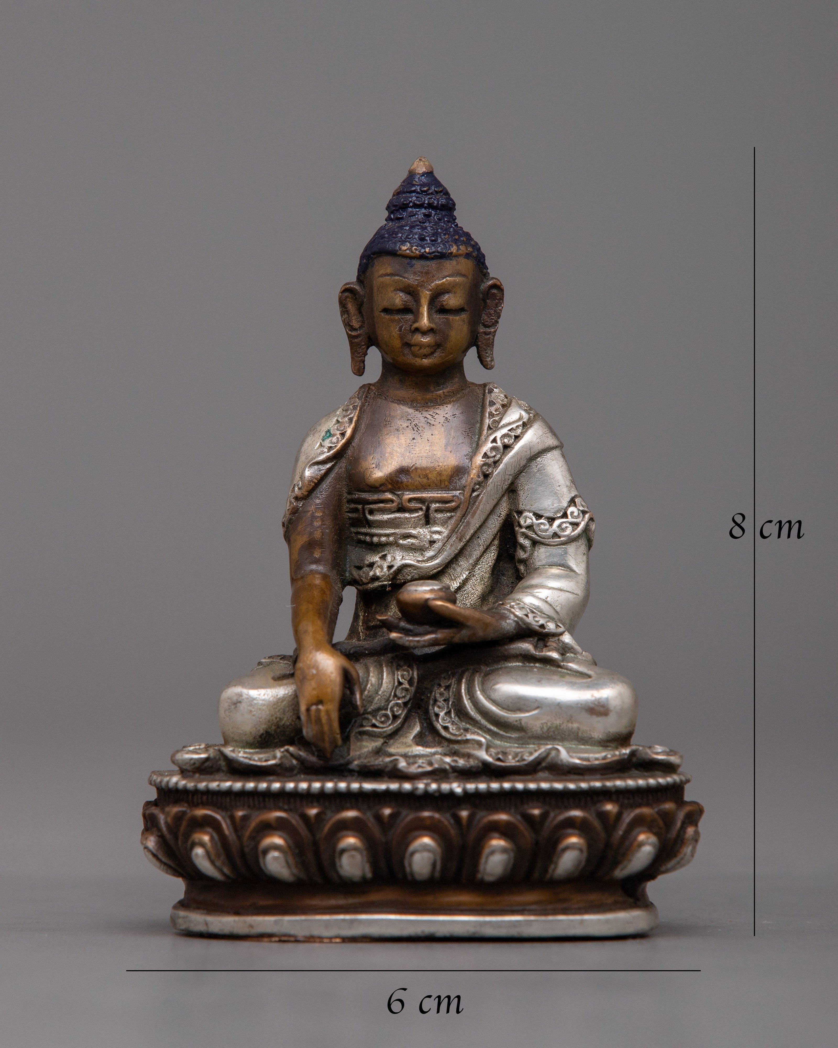 Shakyamuni Buddha Copper Statue | Serene Representation of the Enlightened One