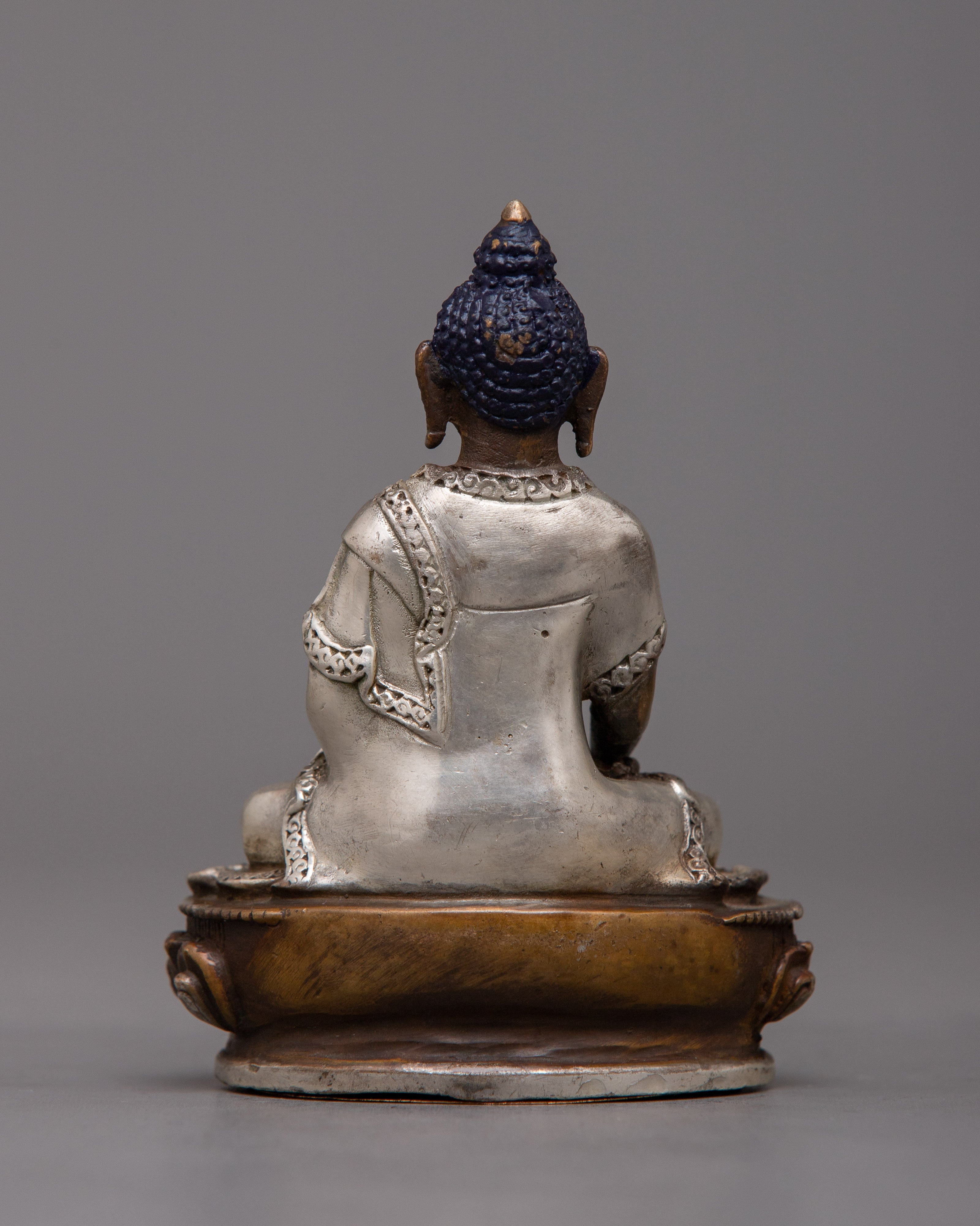 Shakyamuni Buddha Copper Statue | Serene Representation of the Enlightened One