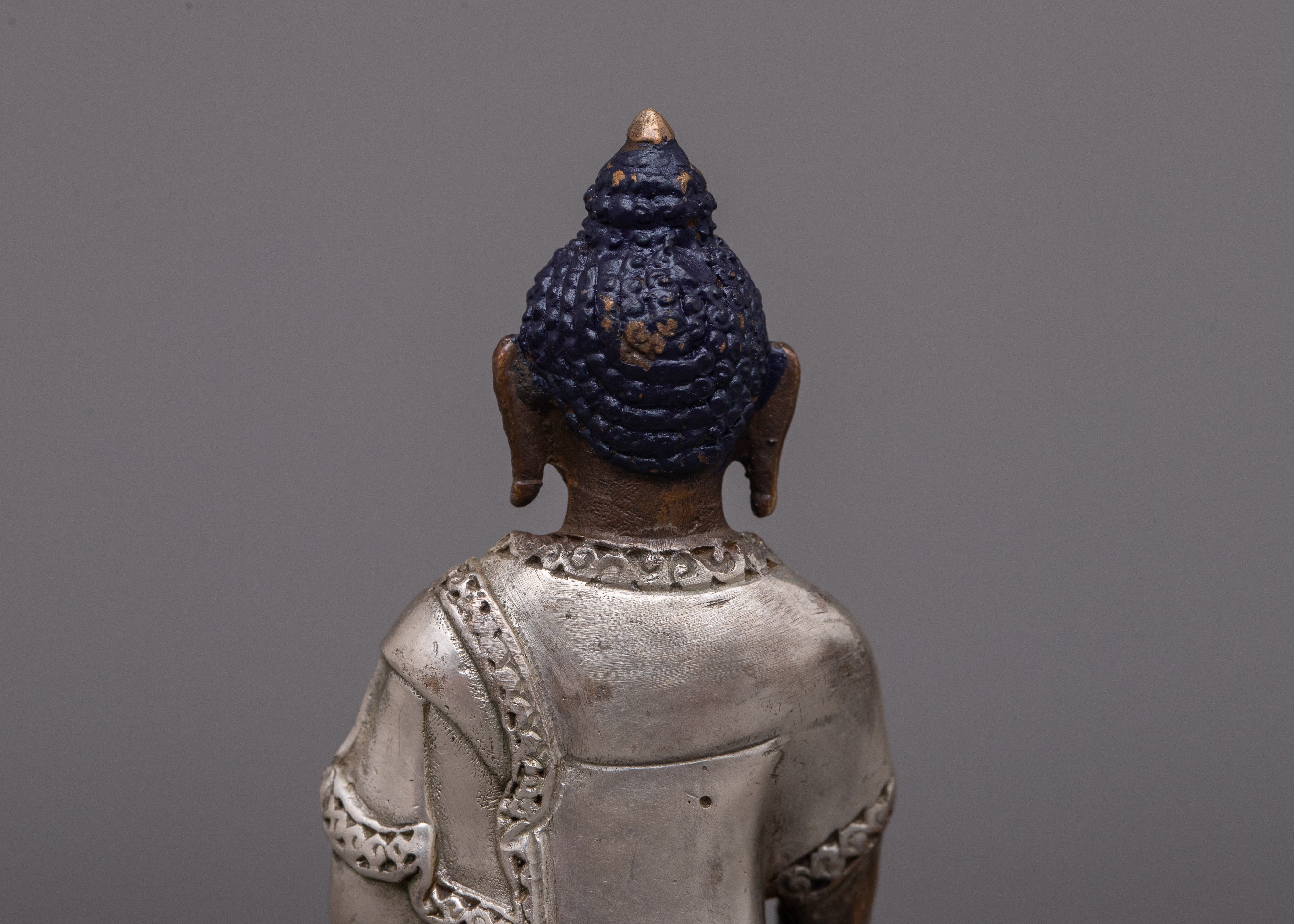 Shakyamuni Buddha Copper Statue | Serene Representation of the Enlightened One