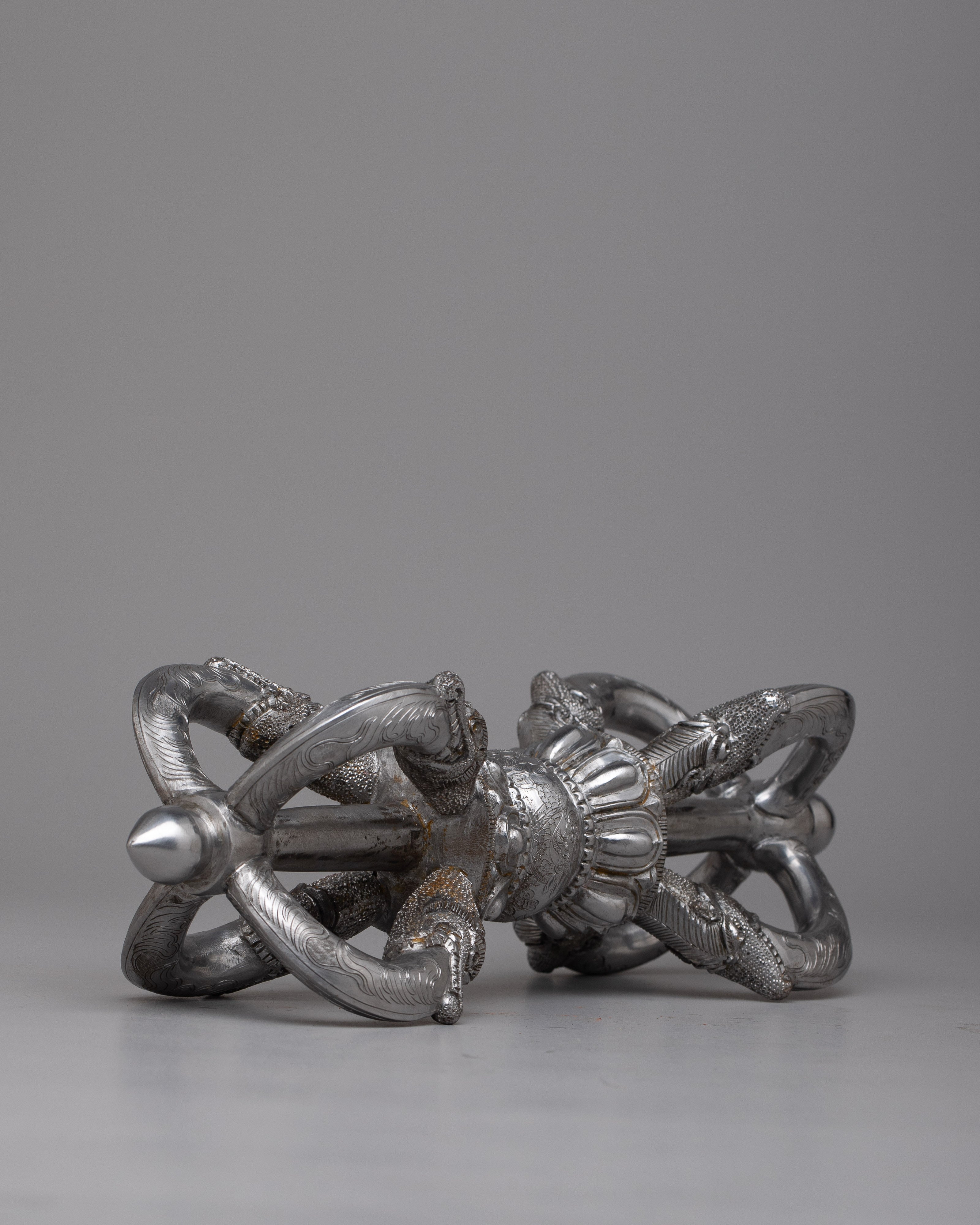 White Iron Vajra | Symbol of Spiritual Authority and Power