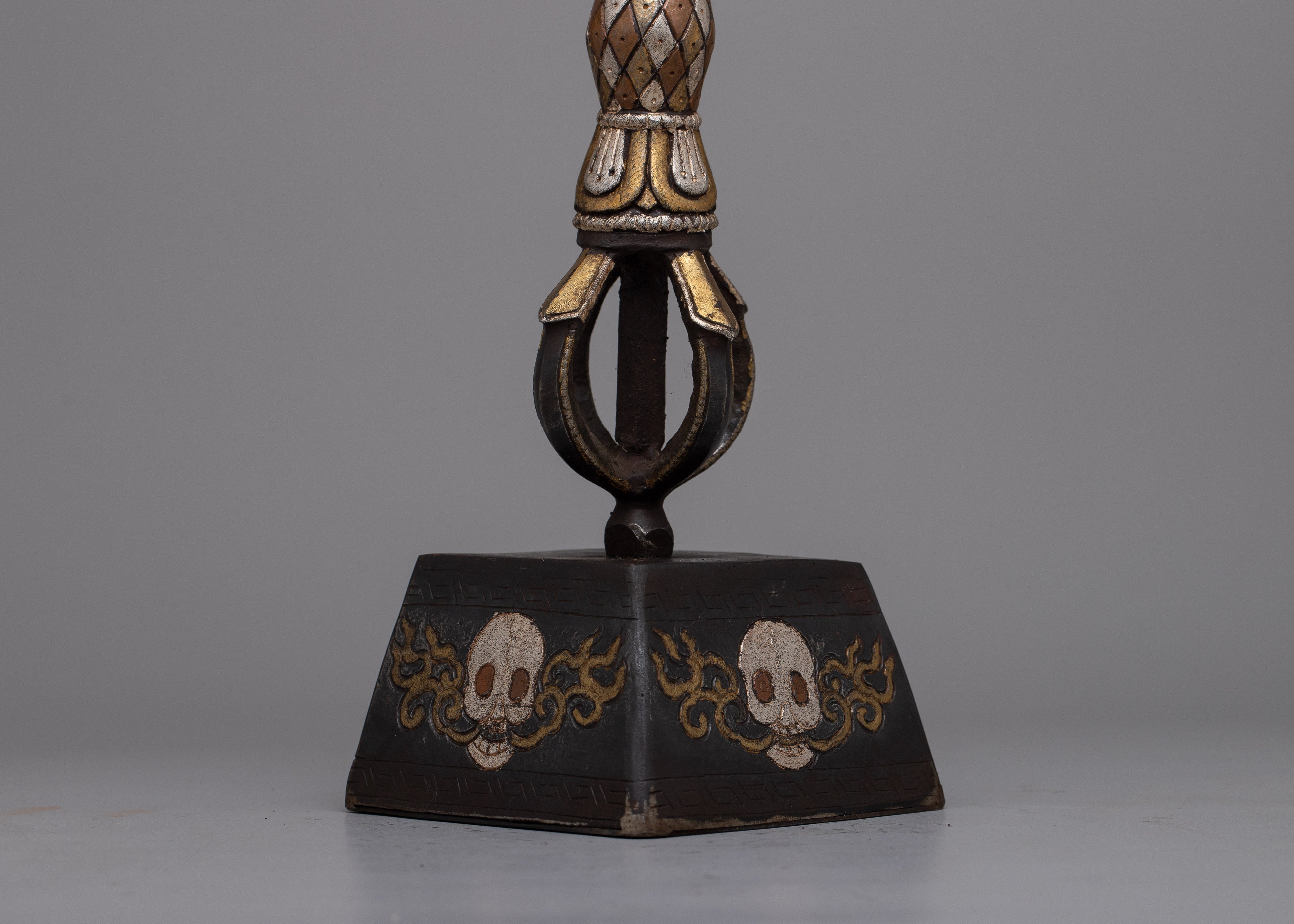 Tibetan Ritual Sword | Handcrafted for Sacred Ceremonies