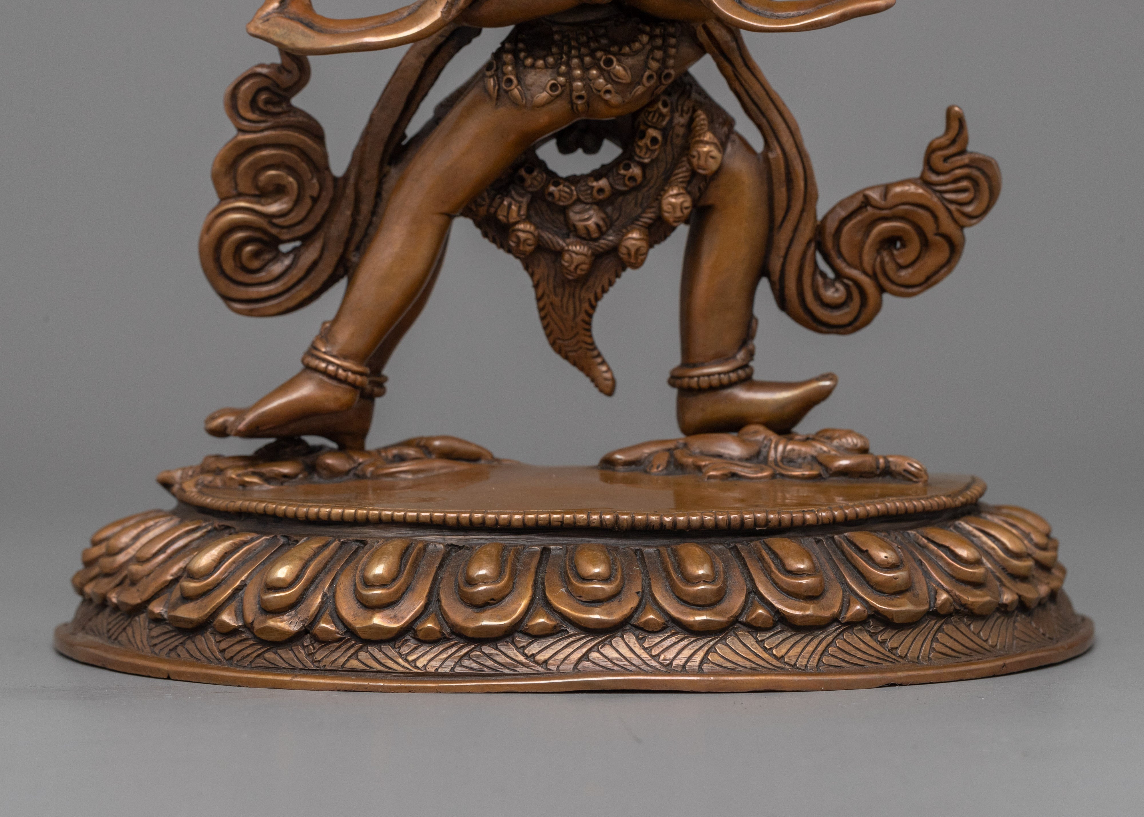 Chakra Sambhara Sculpture | Oxidized Copper Manifestation of Tantric Force