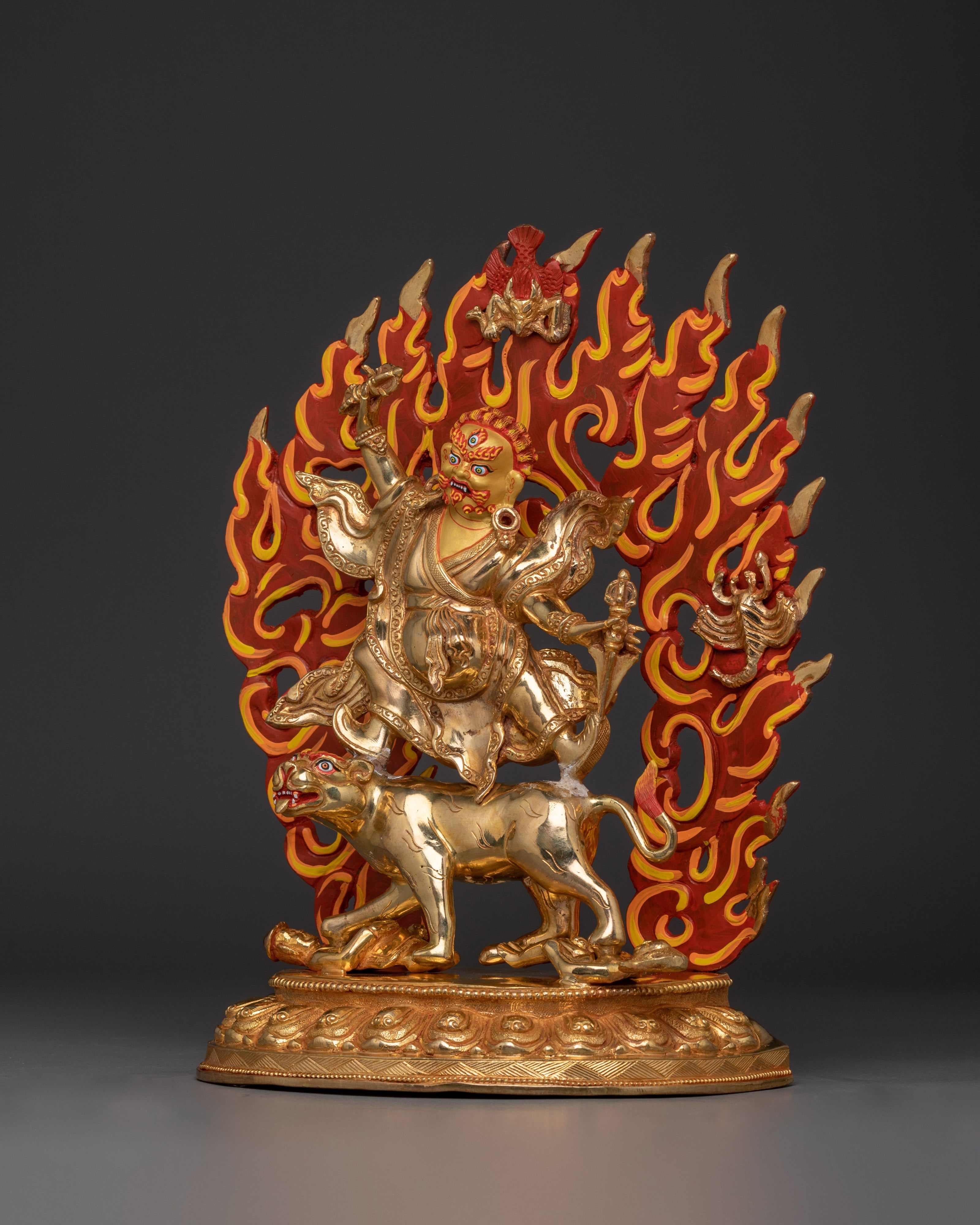 Spiritual Transformation Deity Dorje Drollo | Wrathful Protector in Vajrayana Buddhism