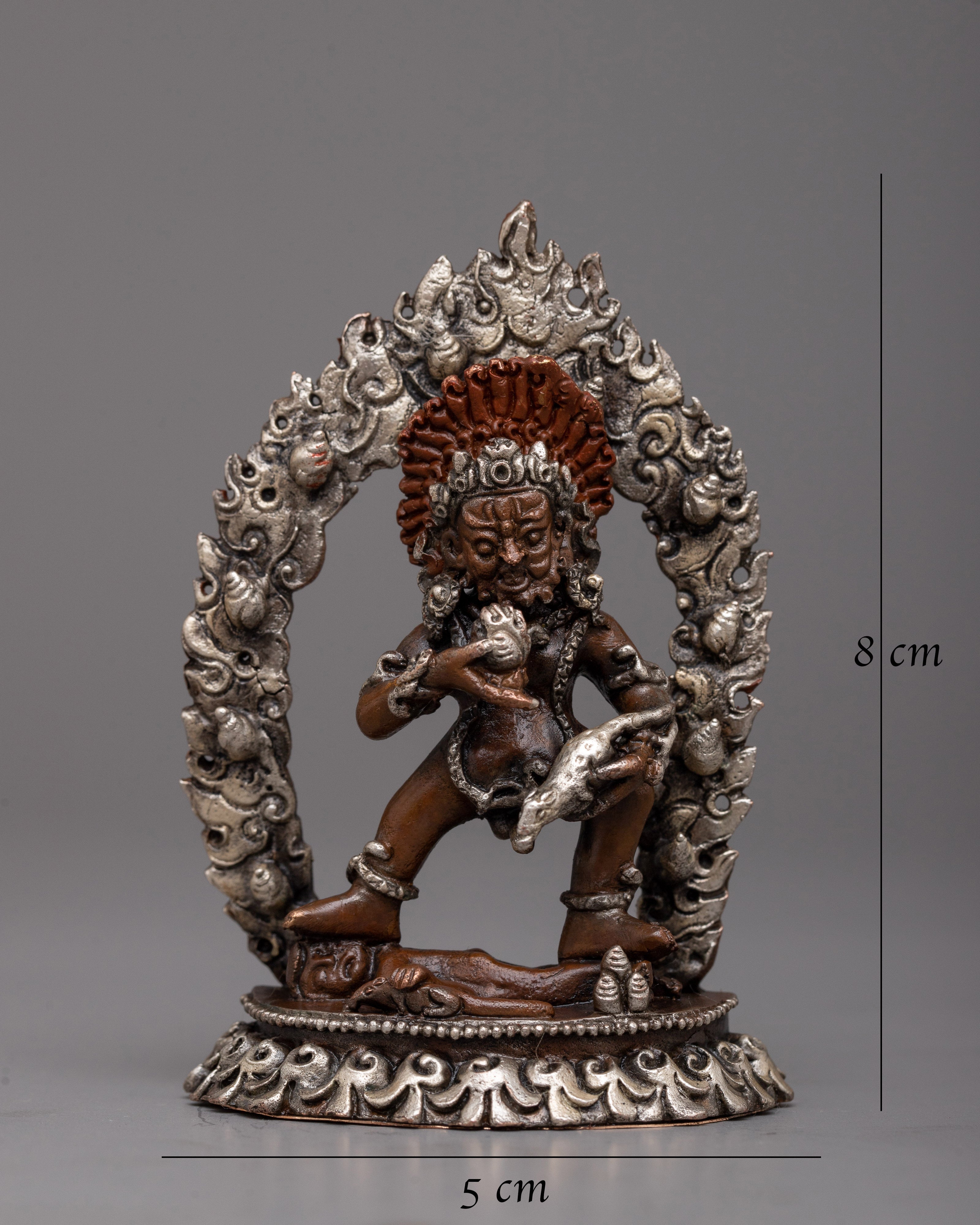 Black Jambhala statue | Perfect for Spiritual Altars and blessing