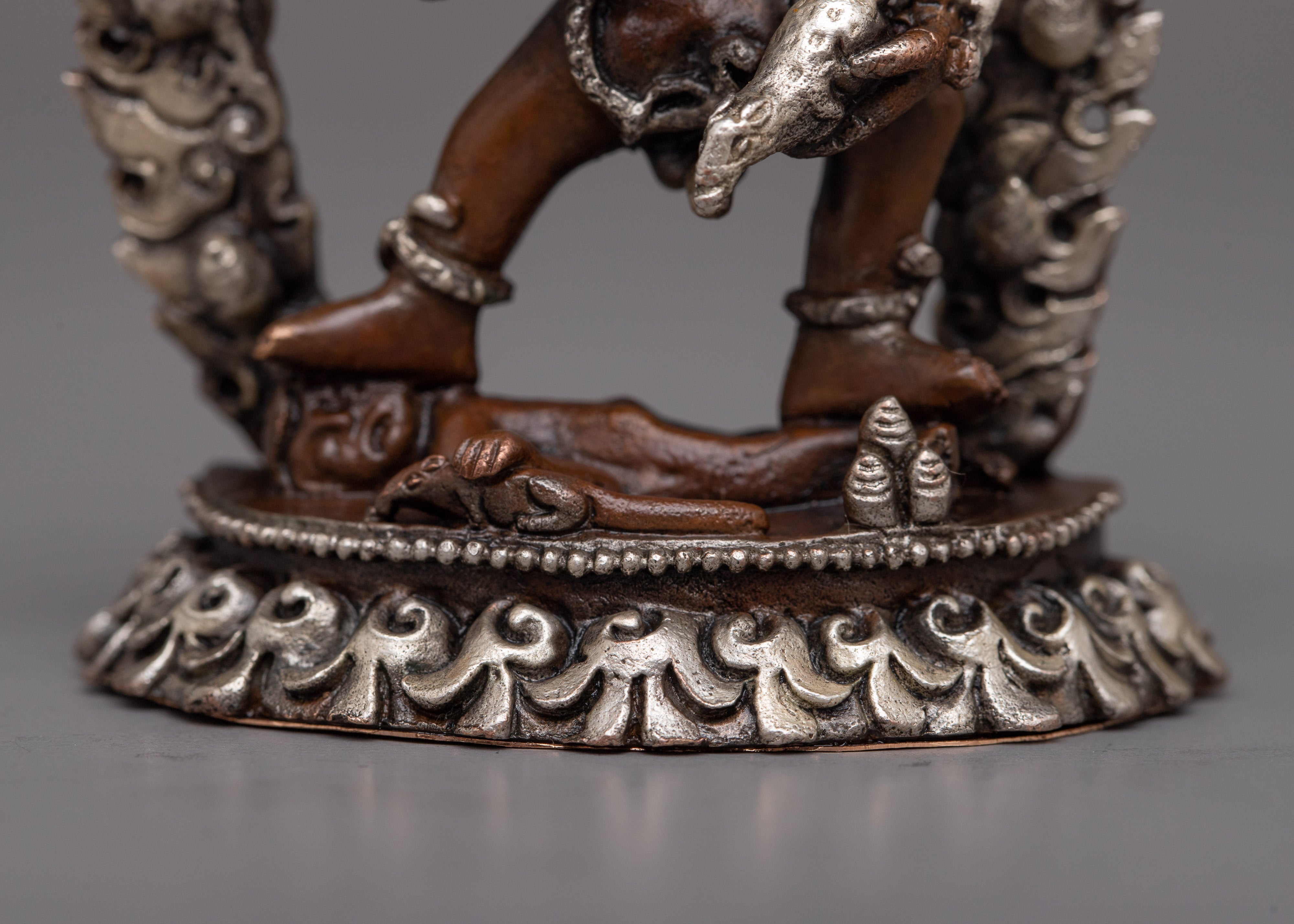 Black Jambhala statue | Perfect for Spiritual Altars and blessing